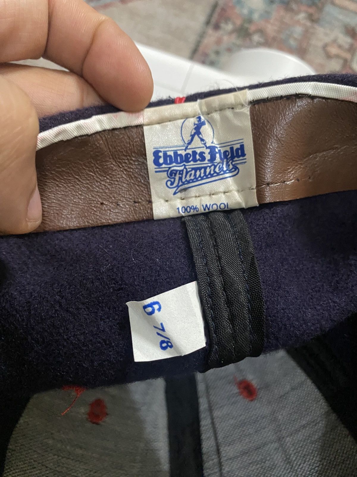 🔥RARE🔥 Vintage Ebbets Field KC Monarch Wool Hat Buck O'neill