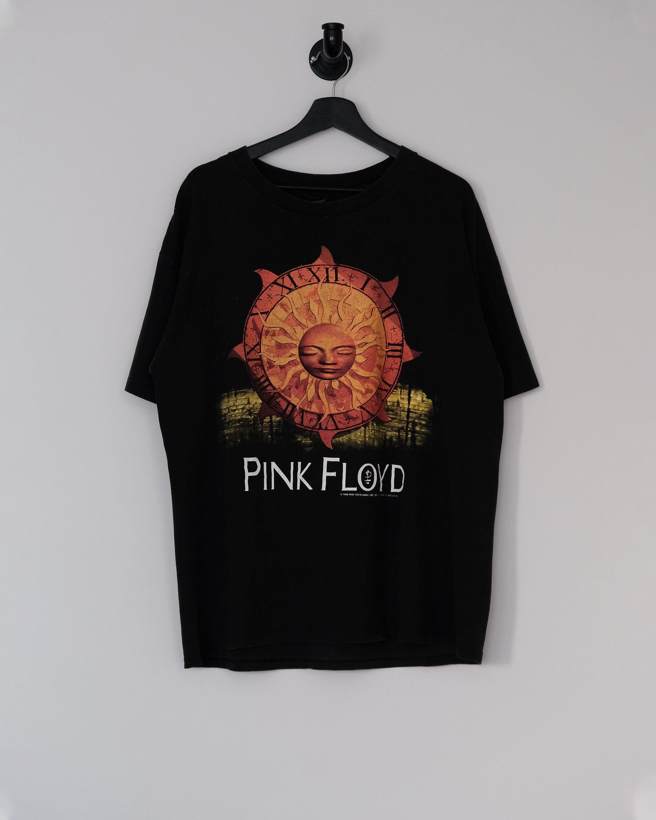 image of Brockum x Pink Floyd '94 Pink Floyd Sundial Tee in Black, Men's (Size XL)