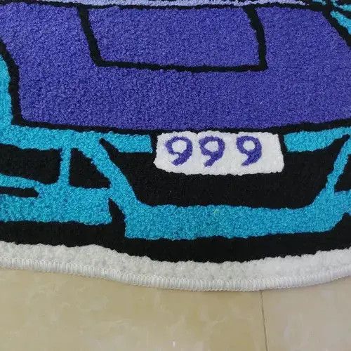 Carhartt × Handmade 3D Handmade Car Shape Soft Rug Size ONE SIZE - 3 Thumbnail