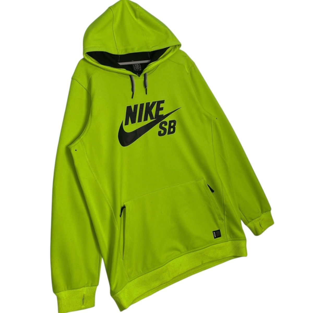 Vintage Vintage Nike Hoodie Sweater Big Logo Printed Neon Size L Size US L / EU 52-54 / 3 - 3 Thumbnail