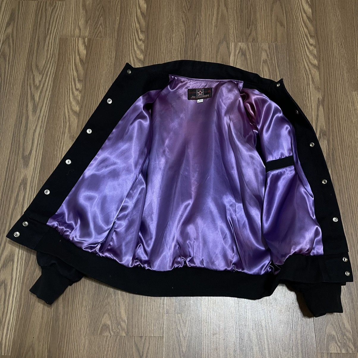 JH Design Vintage Y2K JH DESIGN NASCAR BLACK bomber RACING jacket Size US L / EU 52-54 / 3 - 10 Thumbnail