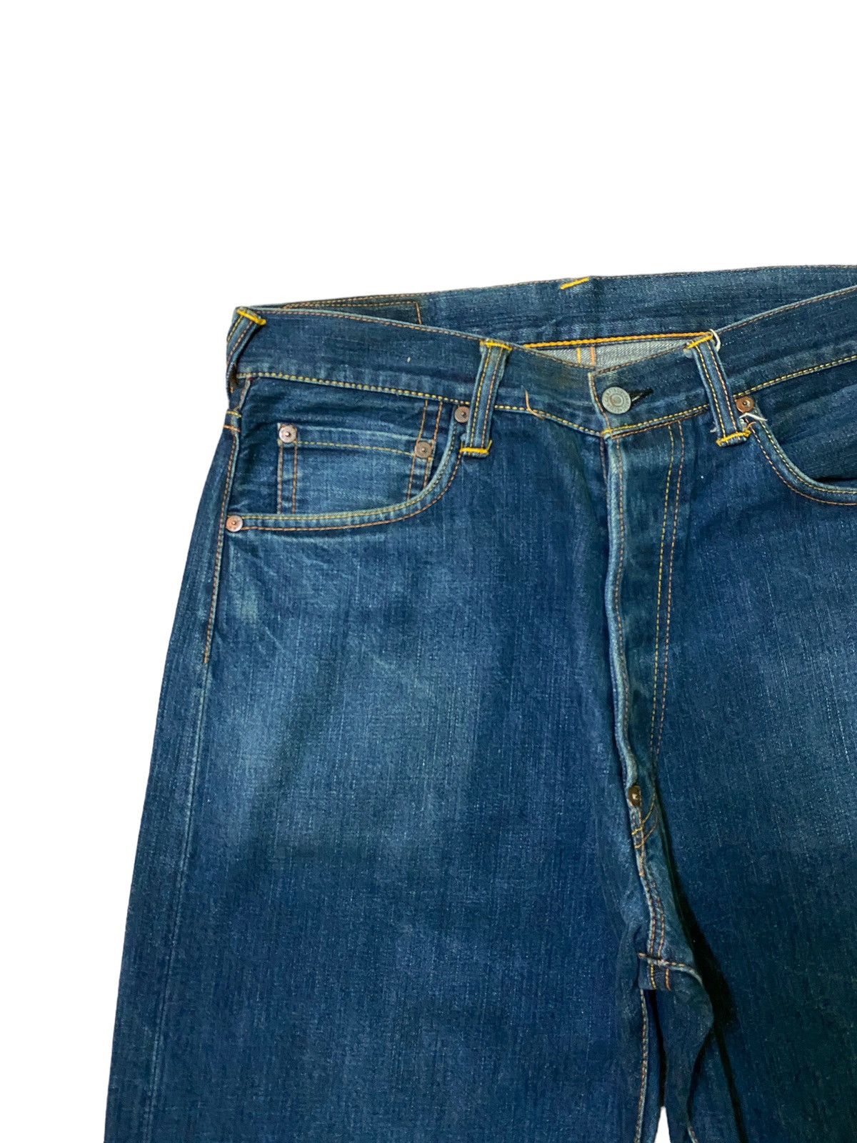 Evisu Evisu Yellow Daicock Denim Jeans Size US 30 / EU 46 - 4 Thumbnail