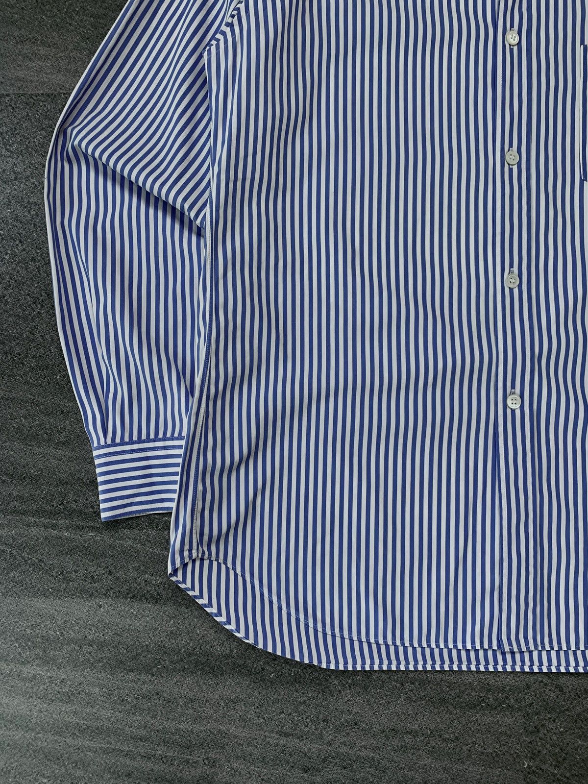 Comme des Garcons SHIRT FREE IMPORT TAX Striped Ls Shirt Size US S / EU 44-46 / 1 - 4 Thumbnail