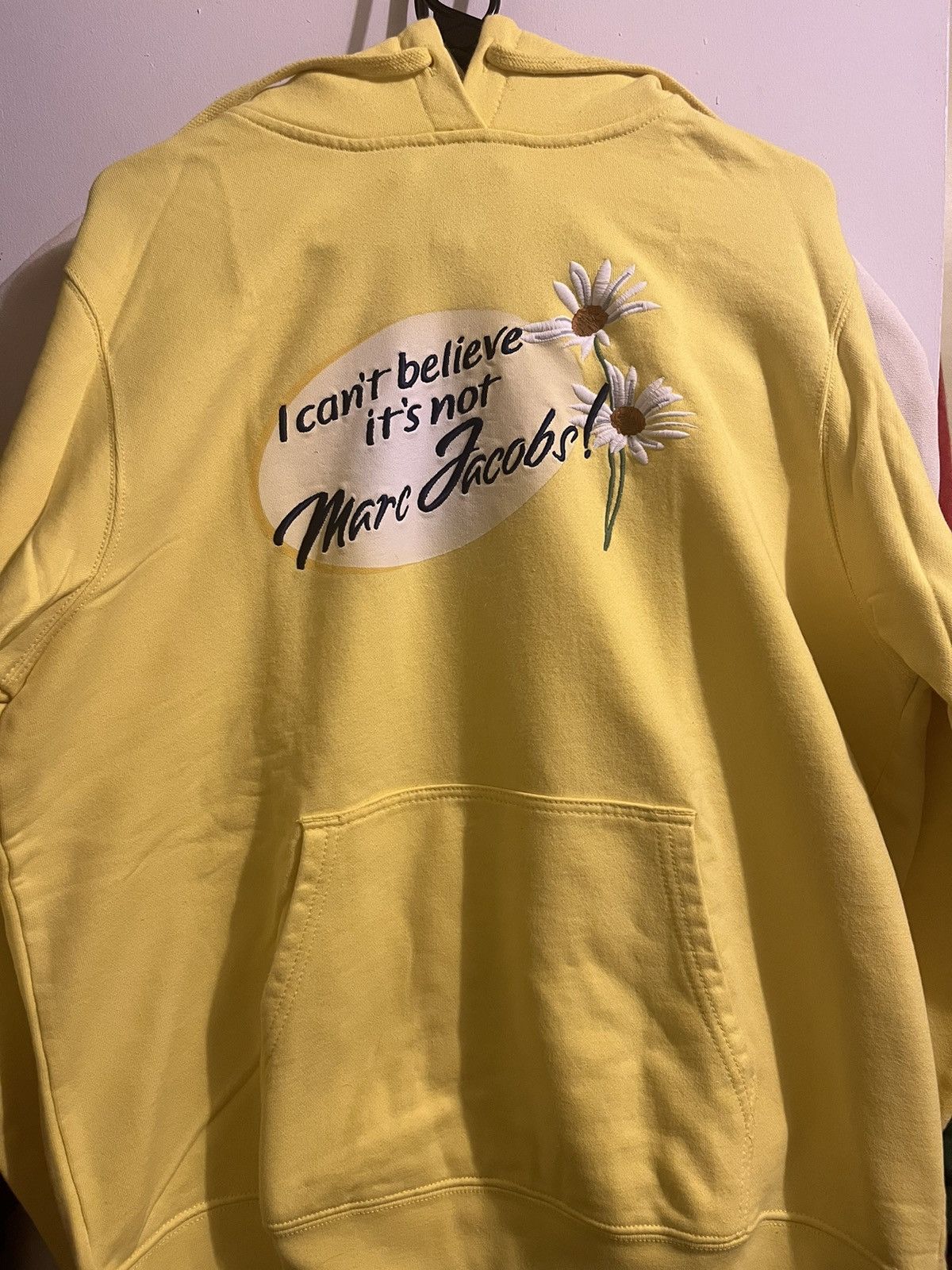 image of Avanope x Marc By Marc Jacobs Can’T Believe It’S Marc Jacobs Hoodie in Yellow, Men's (Size Large)