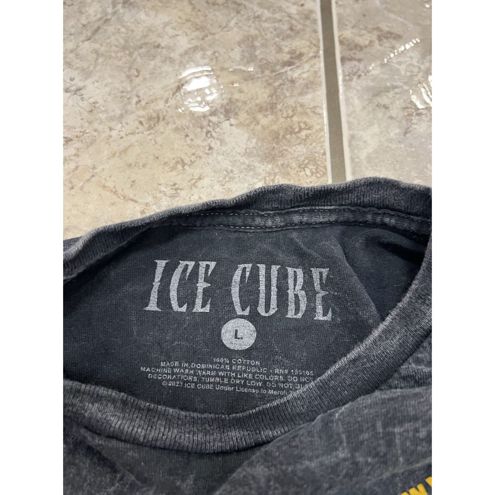Vintage Ice Cube It Was A Good Day Short Sleeve T Shirt Adult M/L Black 100% Cotton Faded Distressed Logo Crew Neck Vintage? No Size US M / EU 48-50 / 2 - 5 Thumbnail