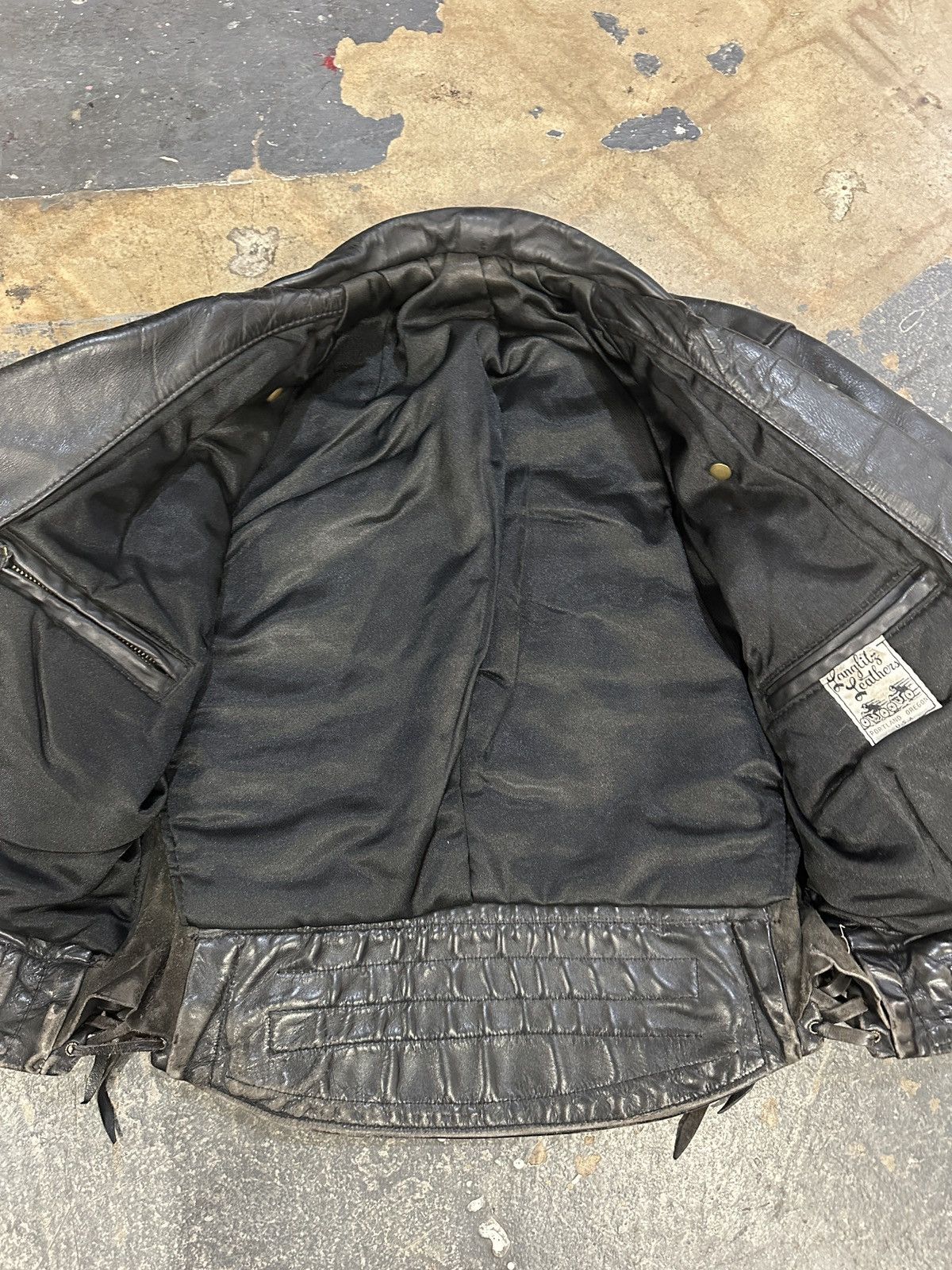 Other Vintage Langlitz Leathers leather jacket Size US S / EU 44-46 / 1 - 12 Thumbnail