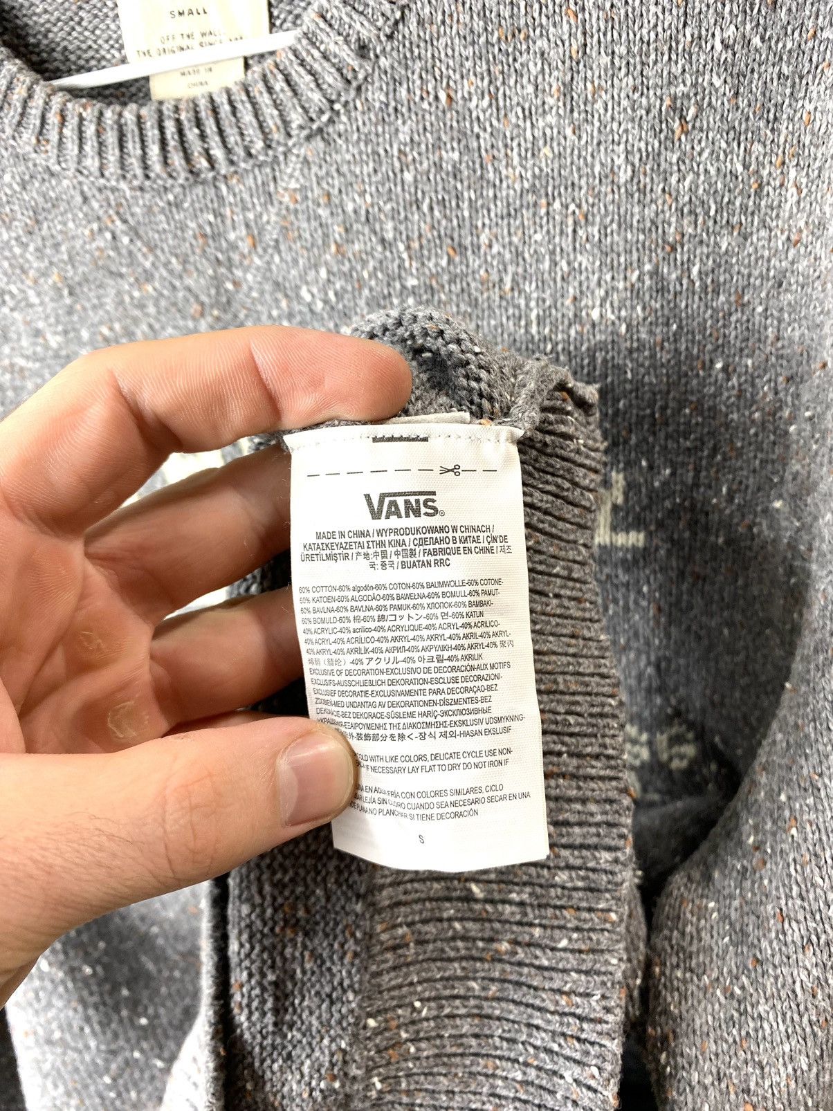 Vans Vans Knit Sweater Surf Style Skateboards Size US S / EU 44-46 / 1 - 7 Thumbnail