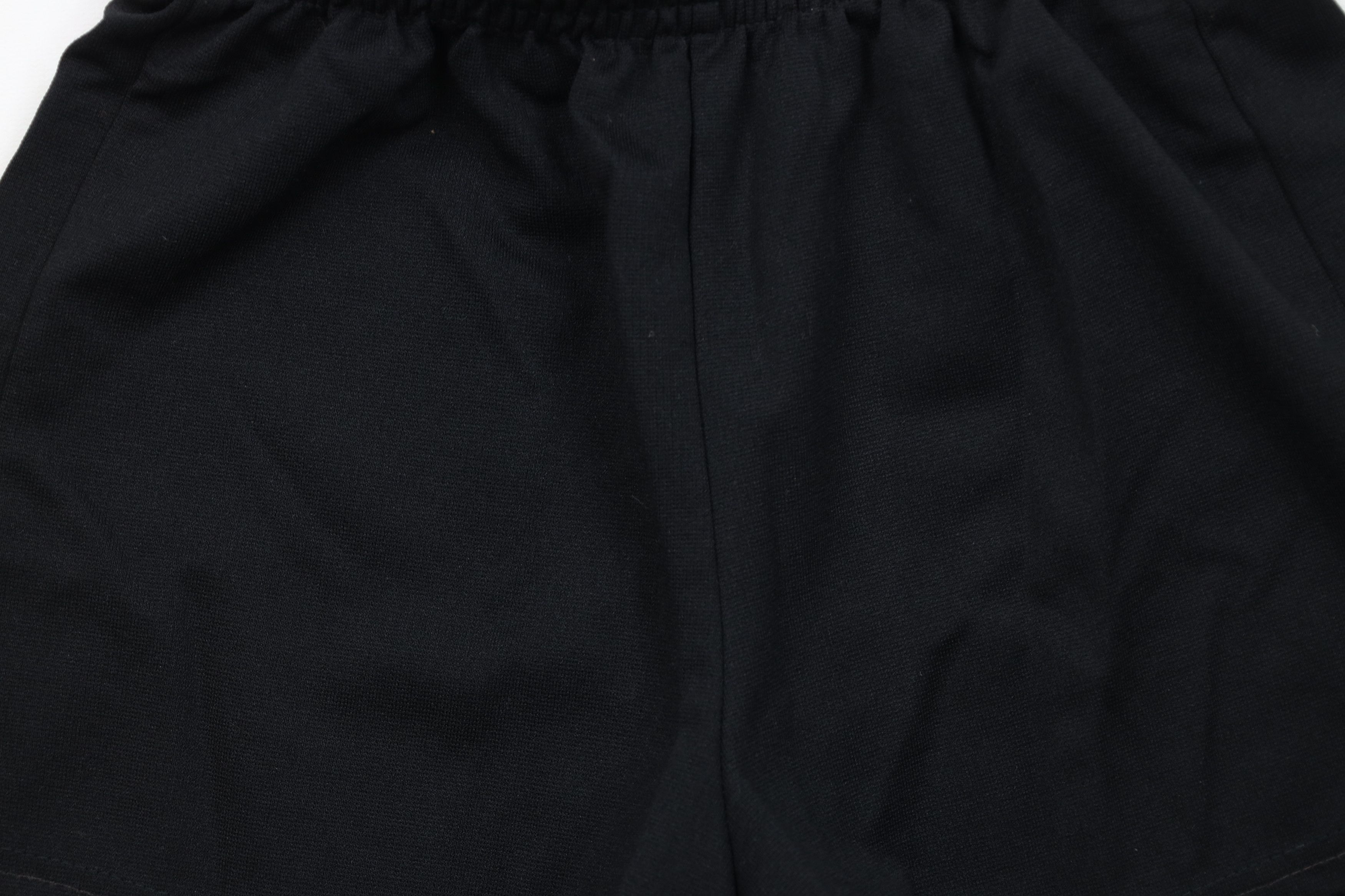 Vintage Vintage 70s Streetwear Jogging Soccer Shorts Black Knit USA Size US 32 / EU 48 - 3 Thumbnail