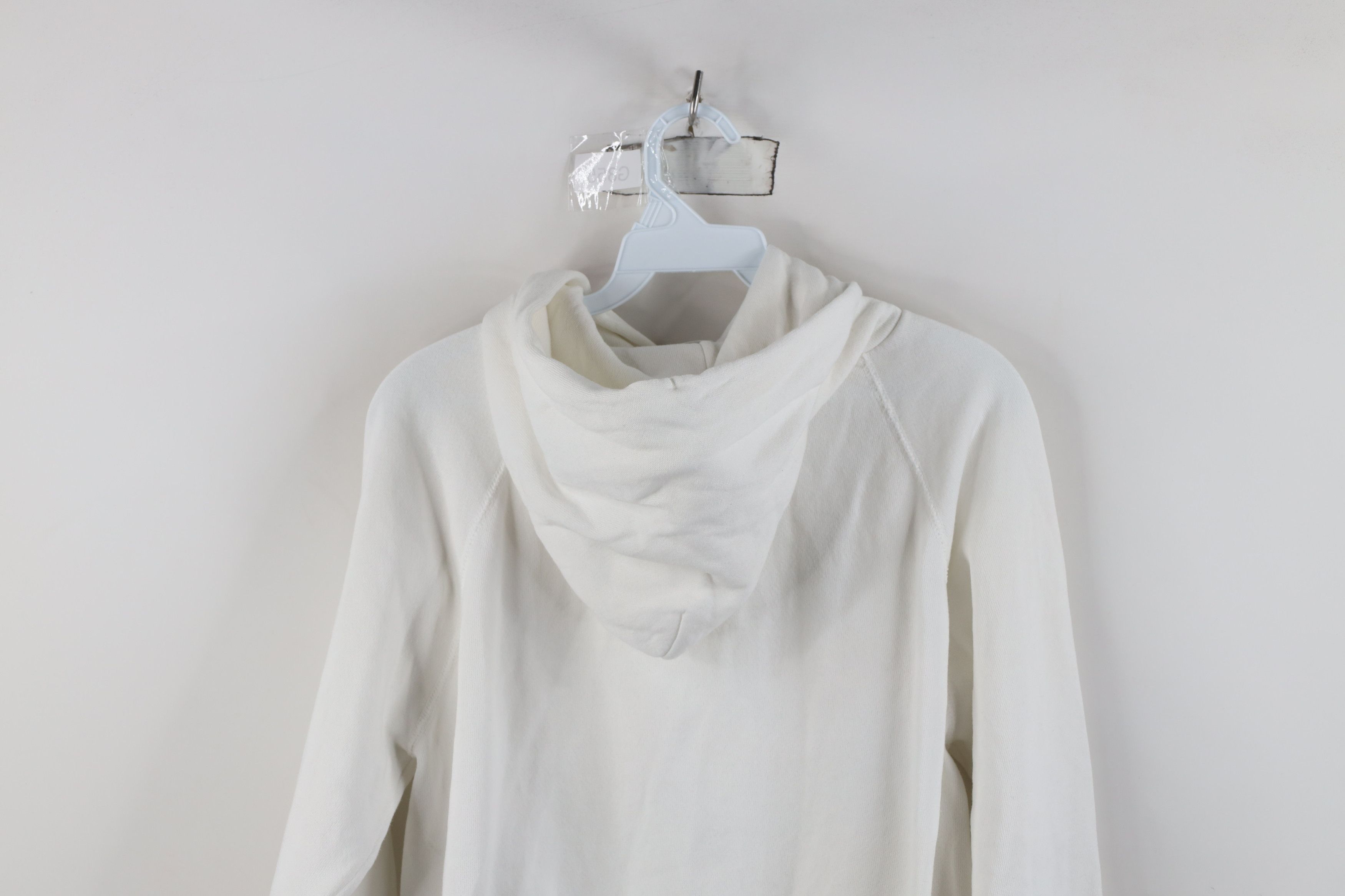 Hanes Vintage 80s Hanes Hoodie Sweatshirt White Streetwear USA Size US M / EU 48-50 / 2 - 10 Thumbnail