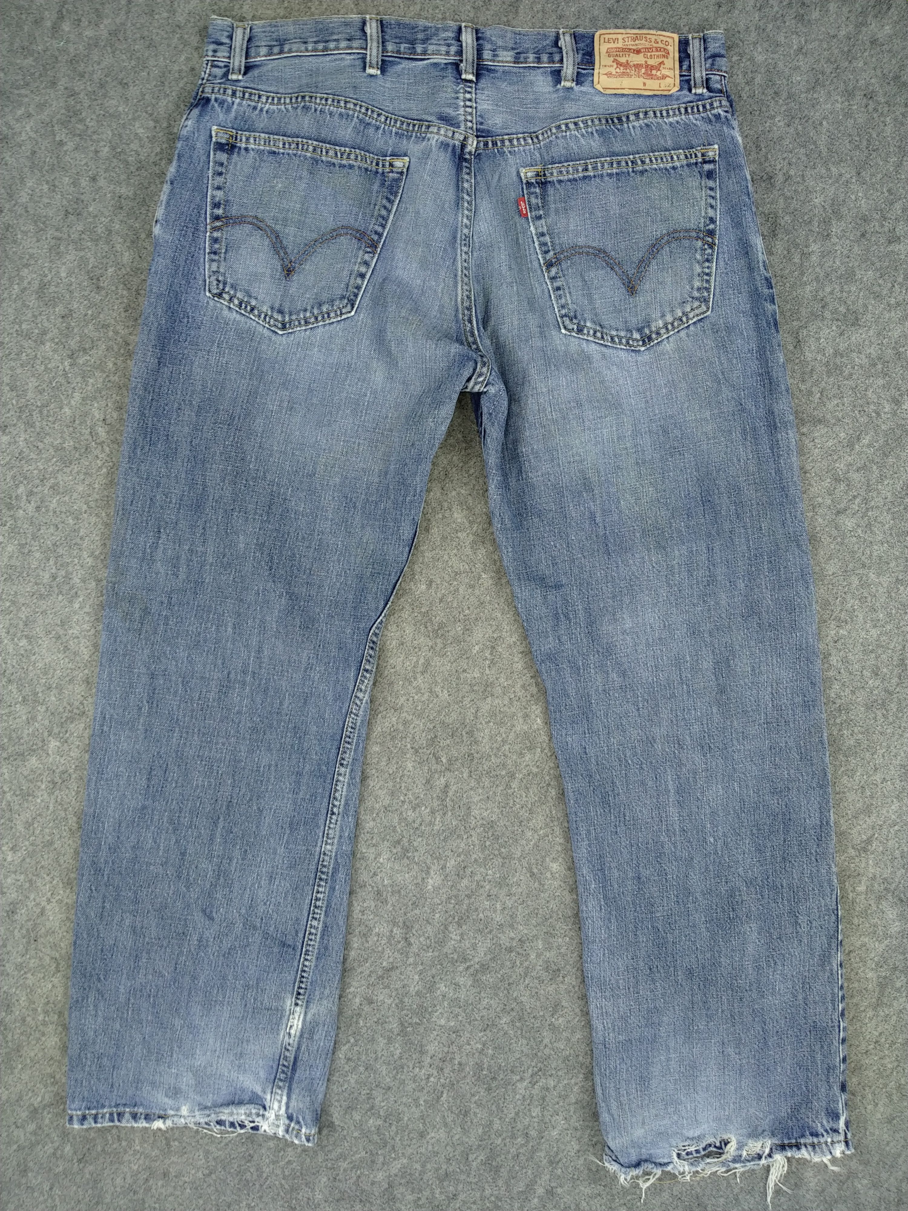 Faded Blue Vintage Levi's 557 Jeans 38x31 Denim -JG042