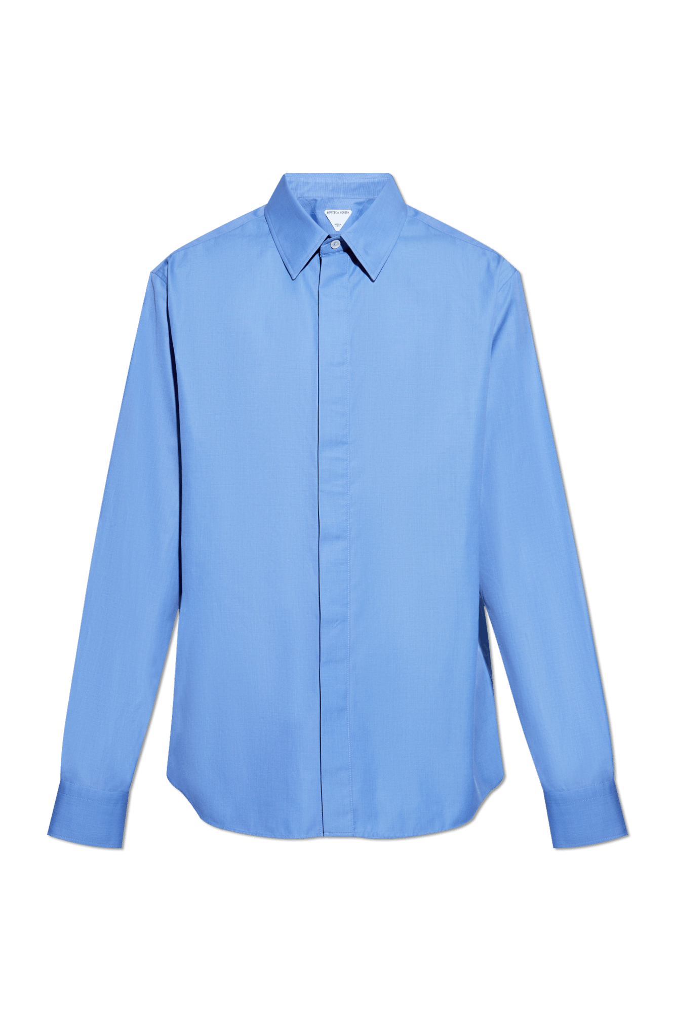 Bottega Veneta o1bcso1str0426 Compact Chambray Shirt in Blue Size US M / EU 48-50 / 2 - 1 Thumbnail