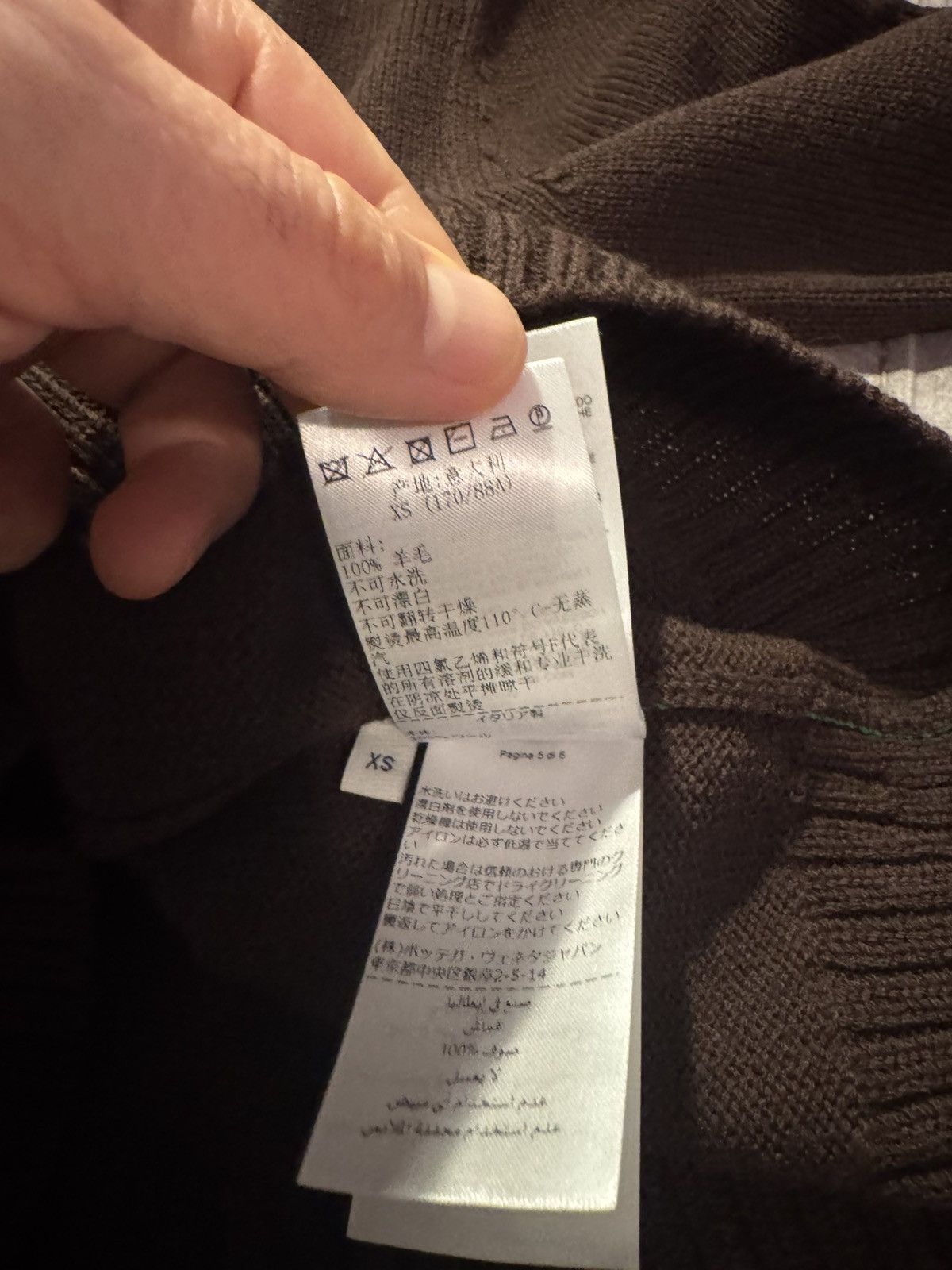 Bottega Veneta BOTTEGA VENETA jumper STUDY REAL TAPE MEASUREMENTS IN PHOTOS Size US XS / EU 42 / 0 - 23 Thumbnail
