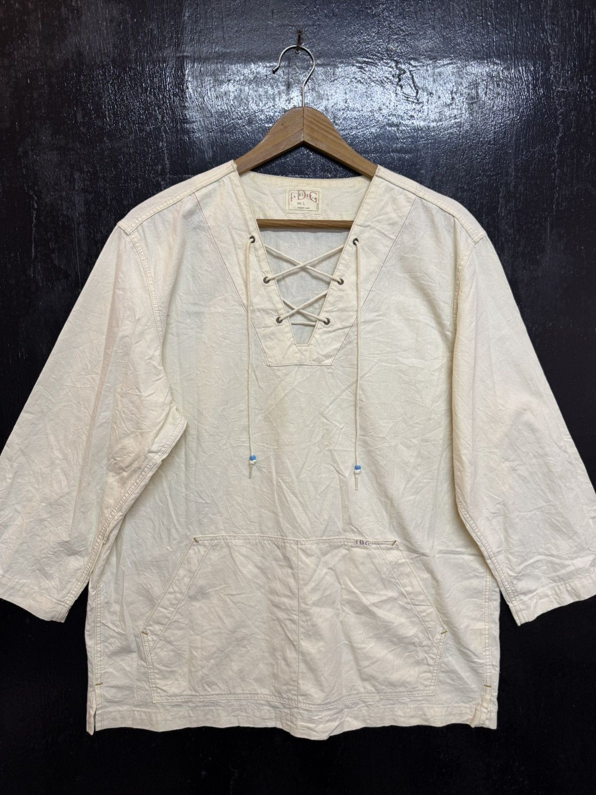 Indigo × Japanese Brand × Vintage Indigo Japan Pullover shirt Size US L / EU 52-54 / 3 - 5 Thumbnail
