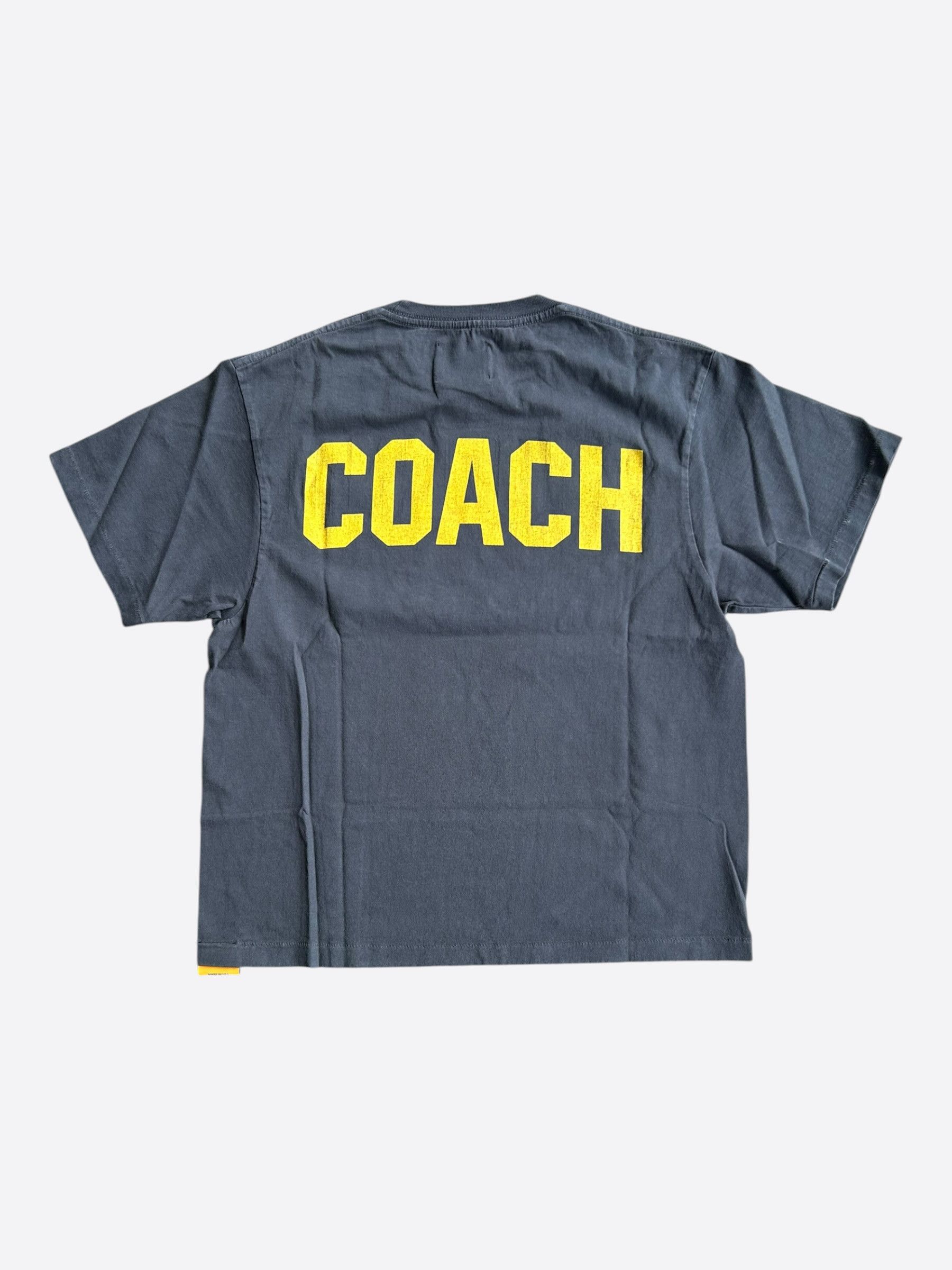 Gallery Dept. Gallery Dept Faded Black & Yellow Coach Logo T-Shirt Size US S / EU 44-46 / 1 - 2 Thumbnail