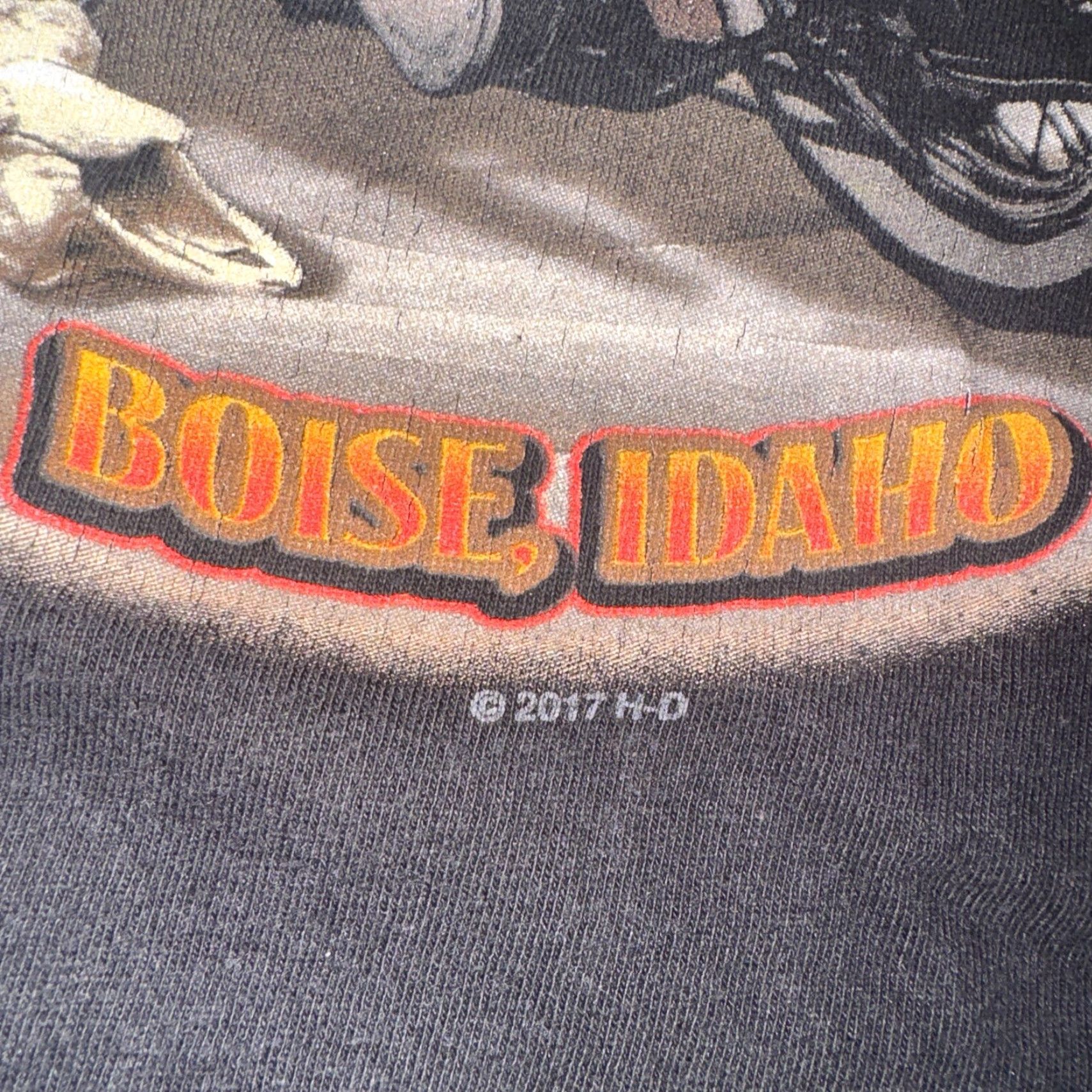Harley Davidson Harley-Davidson T-Shirt Black Medium Mens 2017 Smith Bros Motorcycle Biker 90s Graphic Print Short Sleeve Front Back 19x26 Shirt Size US M / EU 48-50 / 2 - 6 Thumbnail