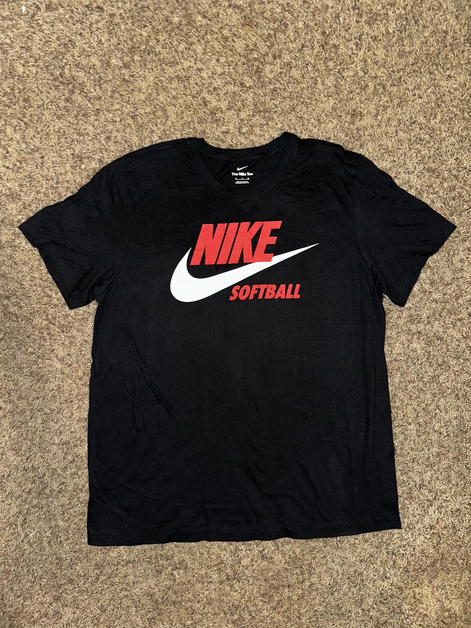 Nike Nike Swoosh Men’s Dri-Fit Softball Black T-Shirt Size US XL / EU 56 / 4 - 1 Thumbnail