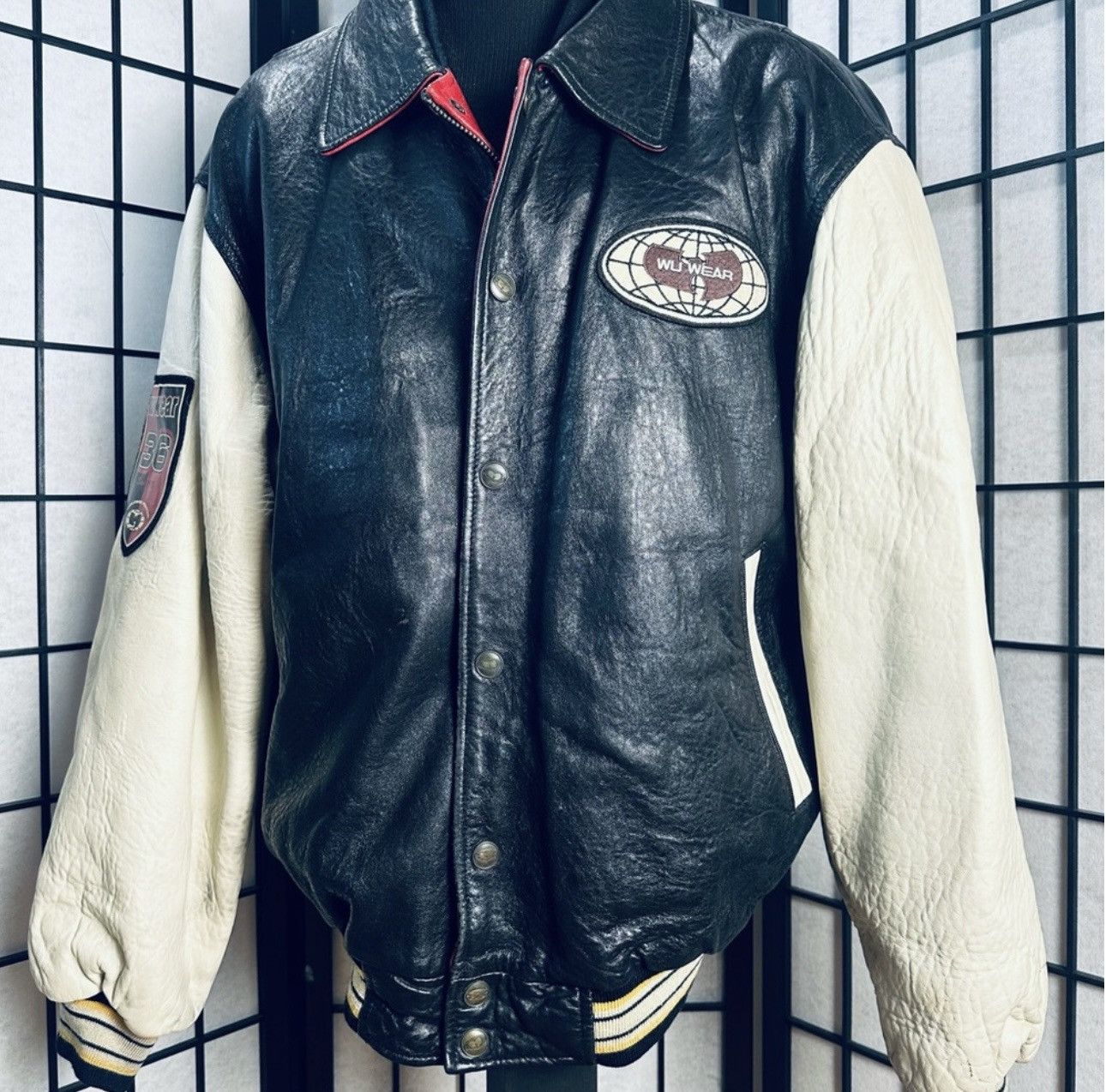 Wu-Tang Clan Wu-Wear USA Authentic Original Leather Vintage 90s Jacket Size US XL / EU 56 / 4 - 6 Thumbnail