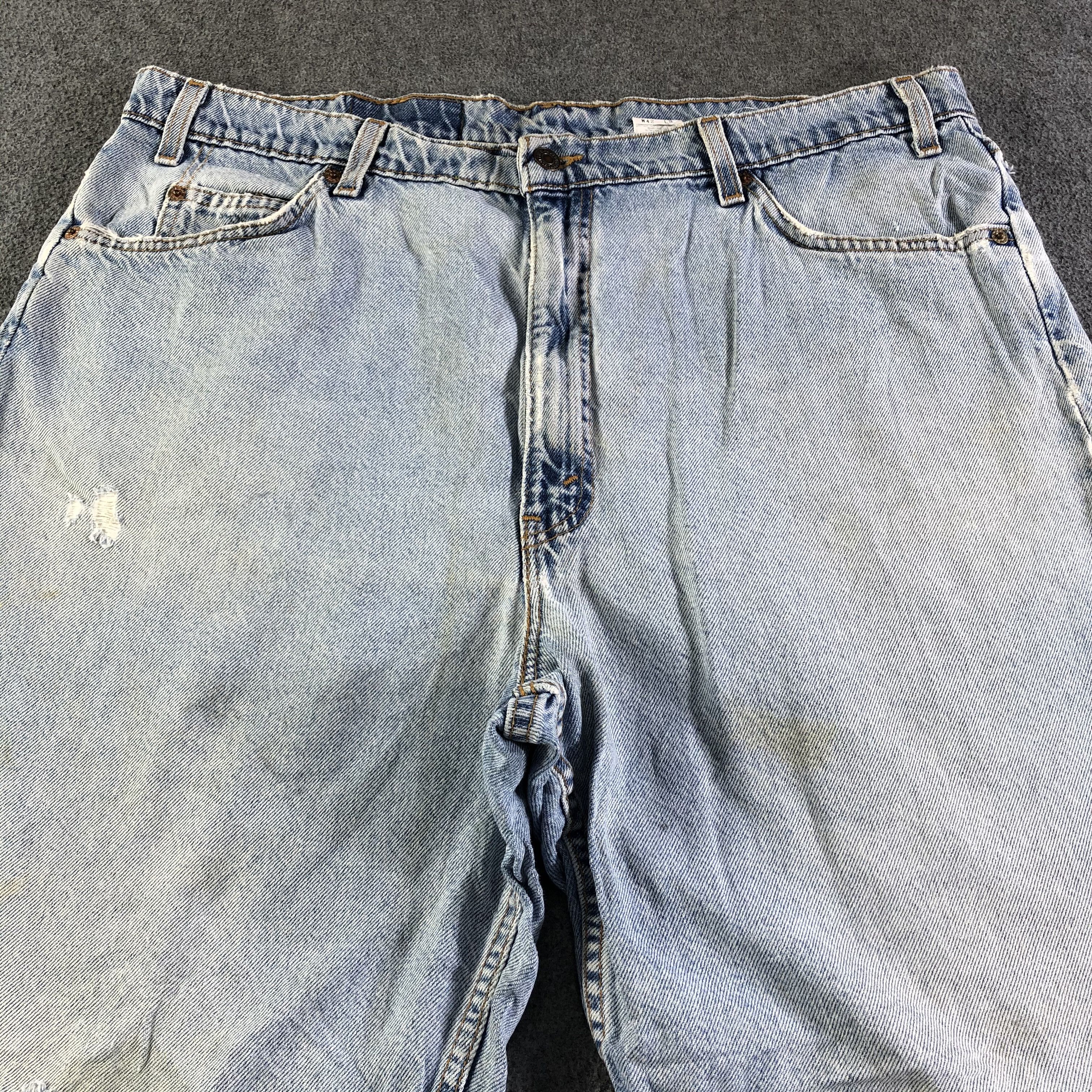 Levi's × Vintage 90s Vintage Light Wash Levis 550 Jeans-J4433 Size 39" - 3 Thumbnail