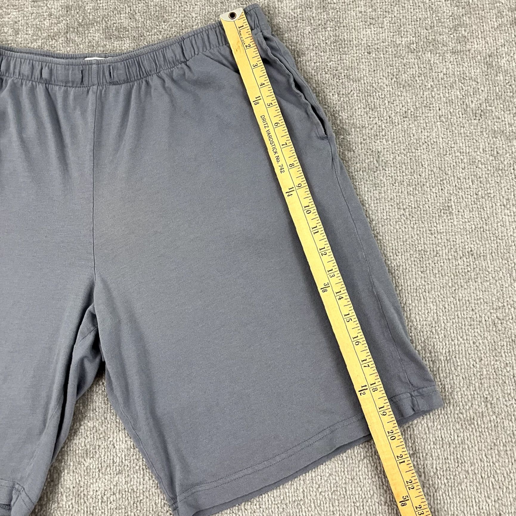 Sunspel VINTAGE Sunspel England Men's Shorts XL 9.5" Gray Lounge Athleisure Stretch Casual Activewear Size US 36 / EU 52 - 4 Thumbnail