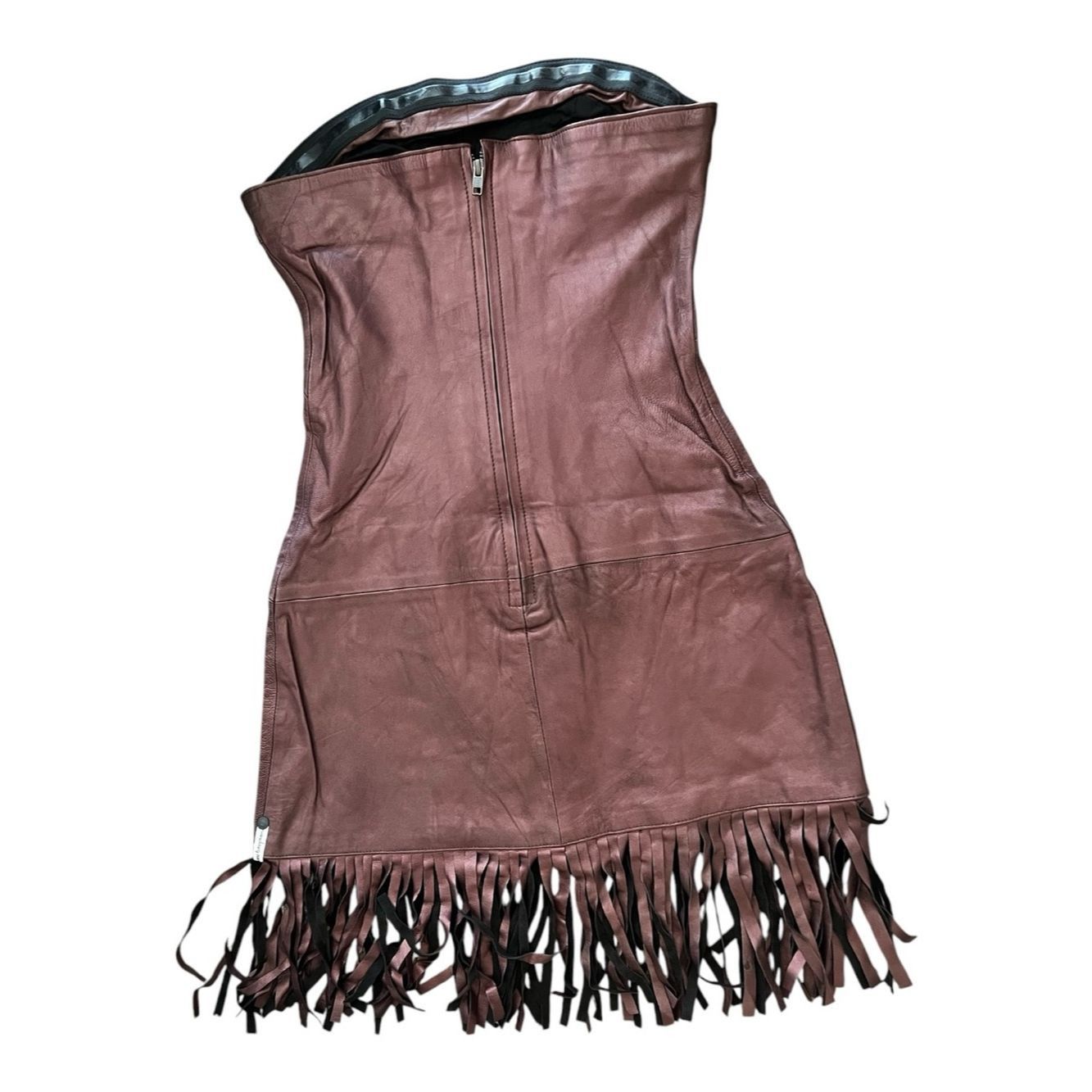 one teaspoon leather dress Mariachi Hendrixie Fringe Mini Gala dresses