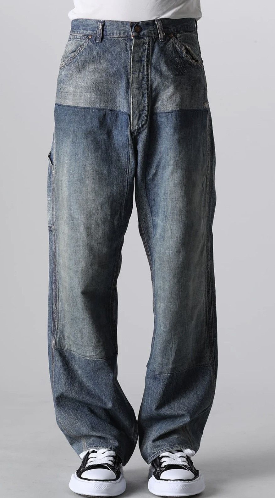 Saint Michael saint michael double knee denim pant | Grailed