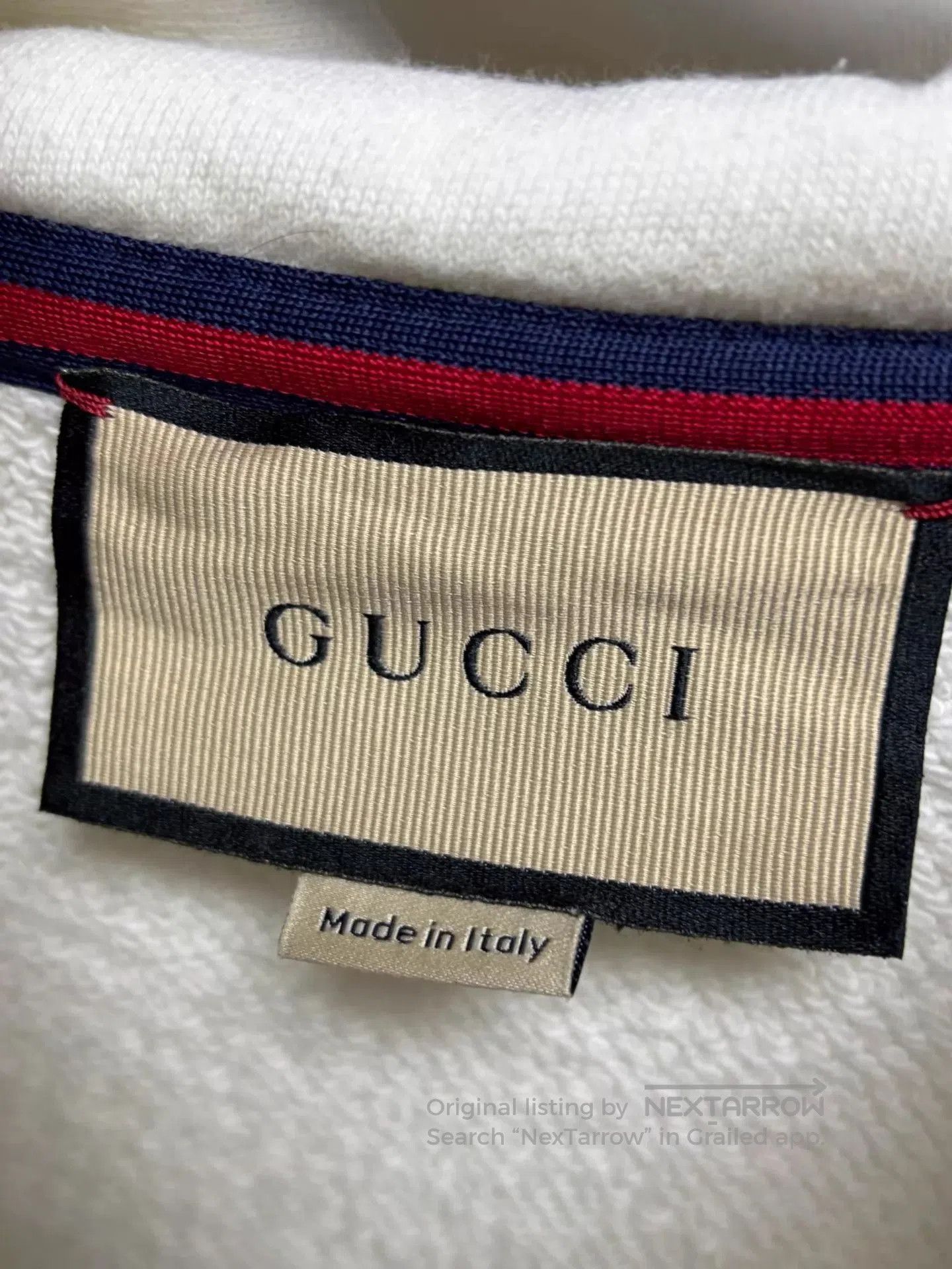 Gucci White Hoodie with Front Logo - Size S. Size US S / EU 44-46 / 1 - 3 Thumbnail