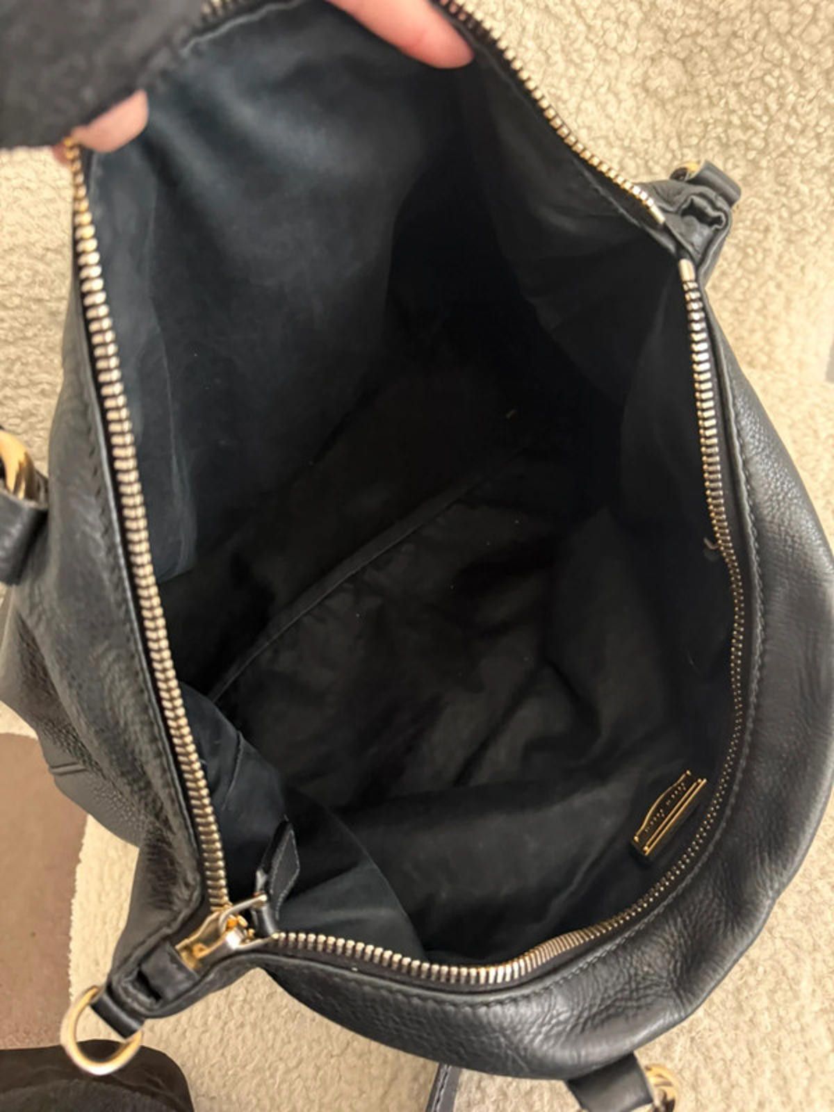 Miu Miu Miu Miu black leather tote bag Size ONE SIZE - 11 Thumbnail