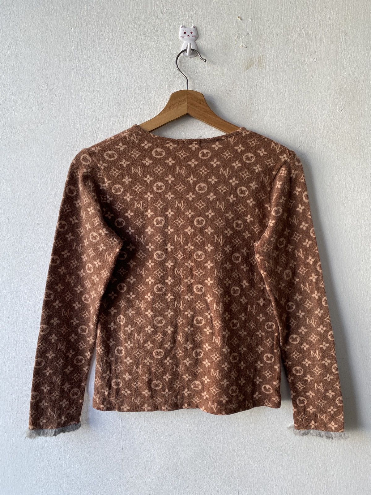 If Six Was Nine × Japanese Brand × Le Grande Bleu (L.G.B.) E.T.C Japan Rip Off Louis Vuitton Monogram Long Sleeve Shirt Size S / US 4 / IT 40 - 4 Thumbnail