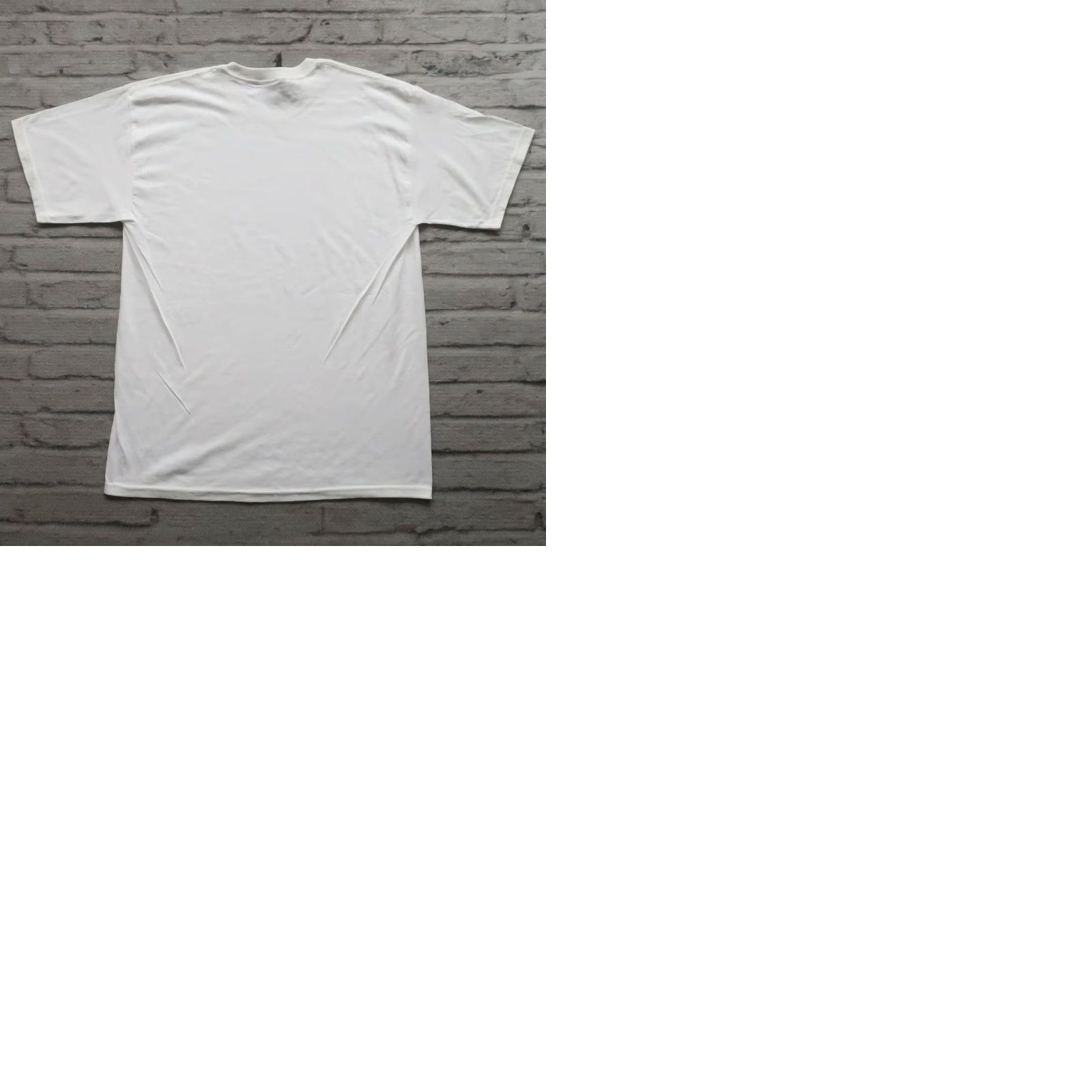Gildan Vintage Gildan T-Shirt Large White Deadstock Many Faces Acid Tshirt Mens XS? Size US L / EU 52-54 / 3 - 9 Thumbnail