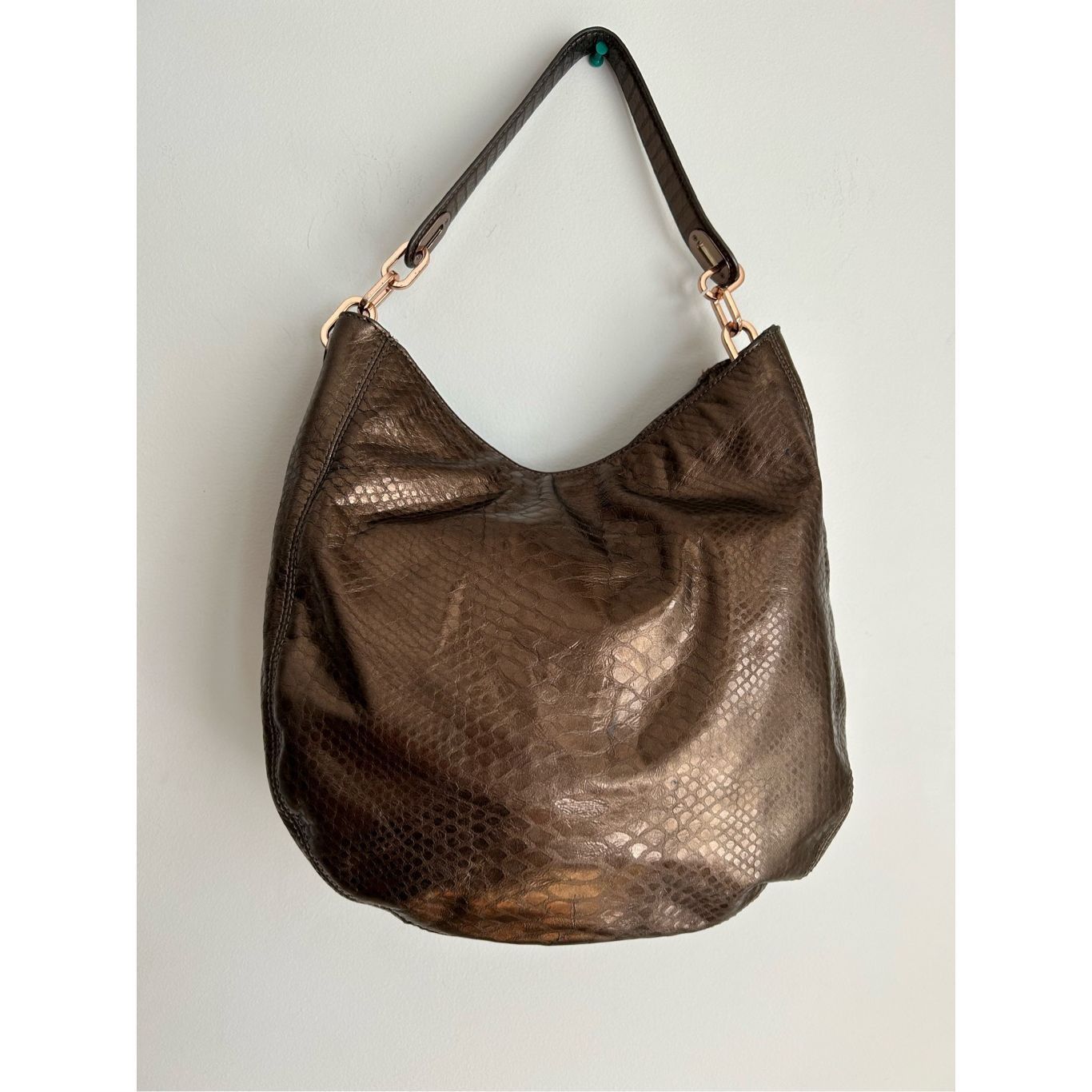 Michael Kors Michael Kors Women’s Limited Edition Rose Gold Slouchy Satch Size ONE SIZE - 5 Thumbnail