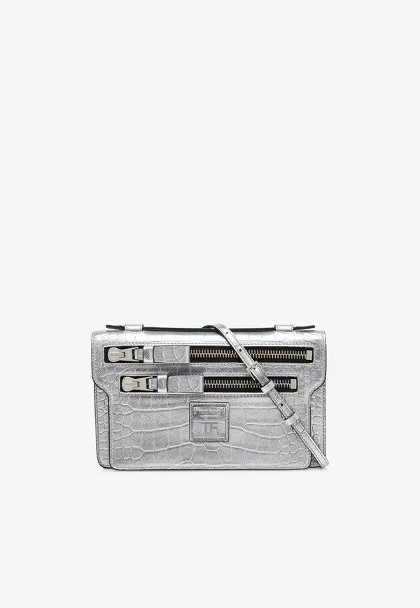 Tom Ford o1loc1c0325 L1667 Size: OS / Shoulder Bag in Silver Size ONE SIZE - 1 Thumbnail