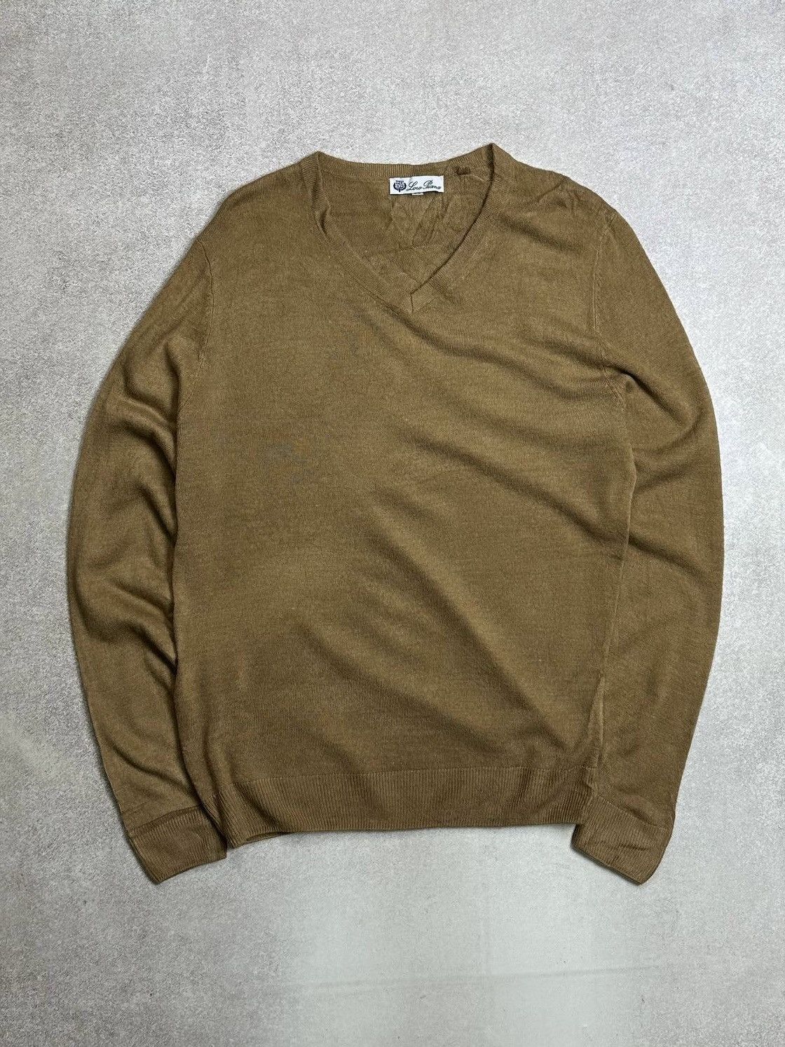 Loro Piana Loro Piana Lana Wool V-neck Sweater Rare Knit IT50 Size US M / EU 48-50 / 2 - 1 Thumbnail