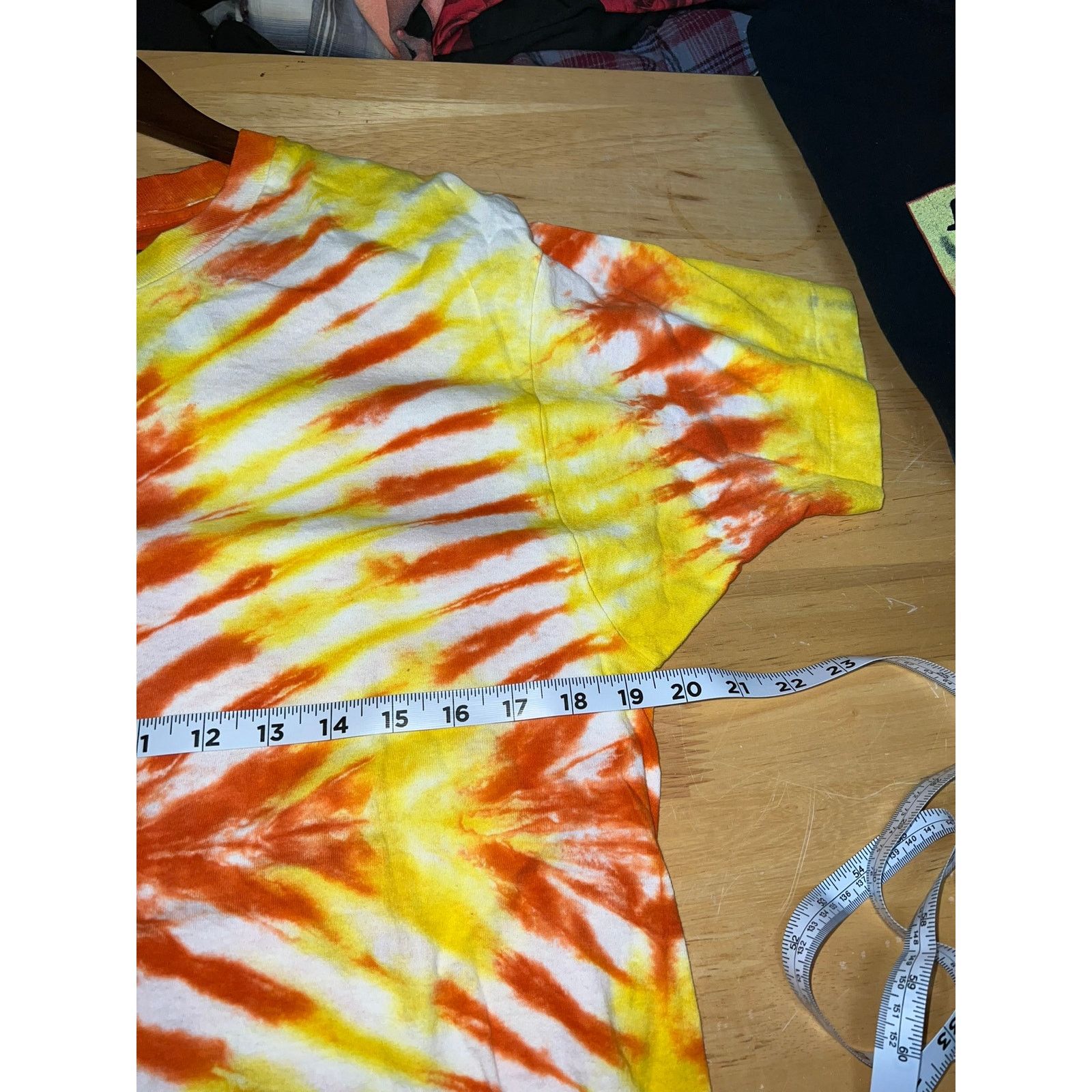Fruit Of The Loom Vintage Fruit Of The Loom Tie Dye Shirt Orange Tee 80s M Size US M / EU 48-50 / 2 - 7 Thumbnail