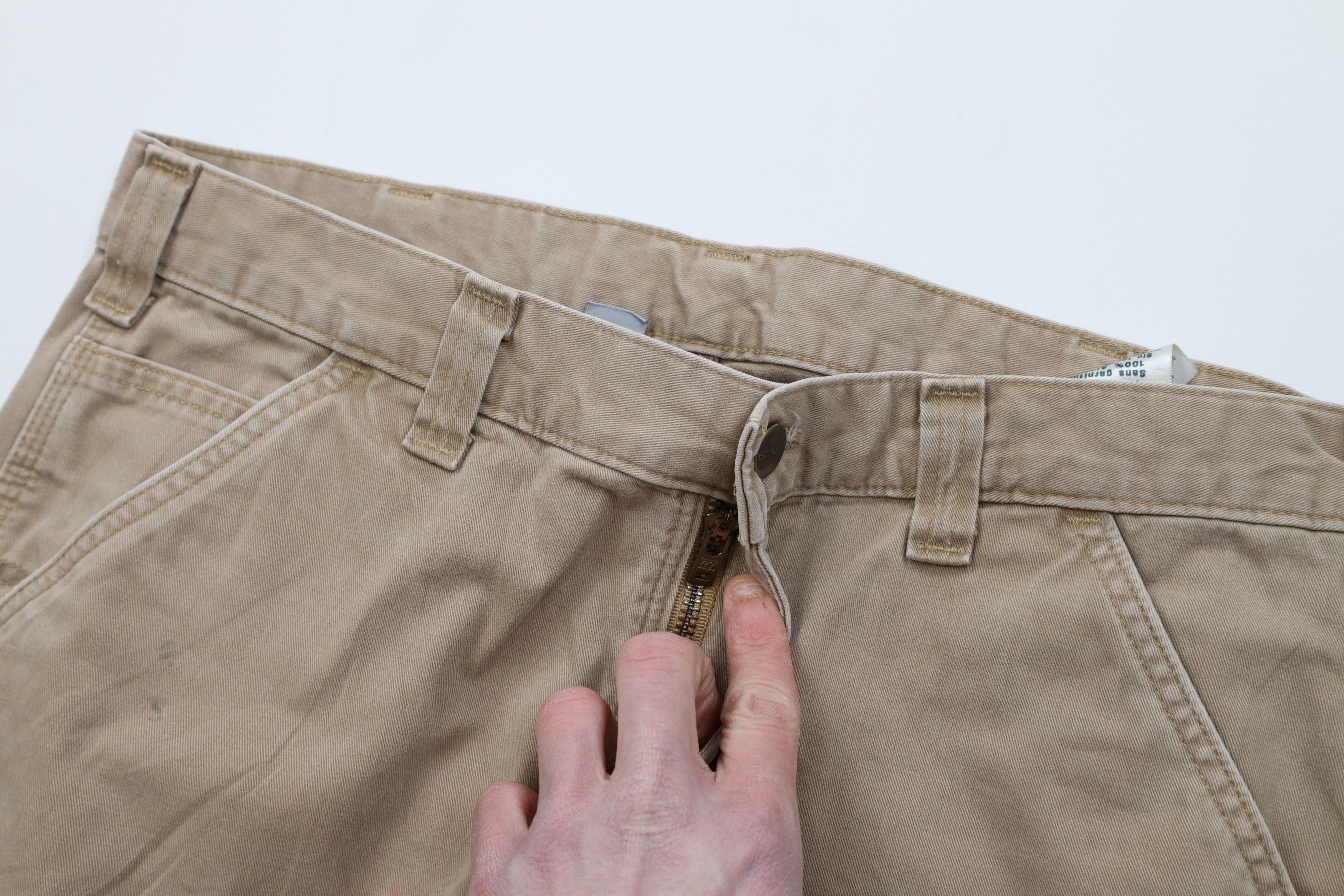 Carhartt Vintage Y2K Carhartt Relaxed Fit Wide Leg Dungaree Pants Size US 34 / EU 50 - 10 Thumbnail