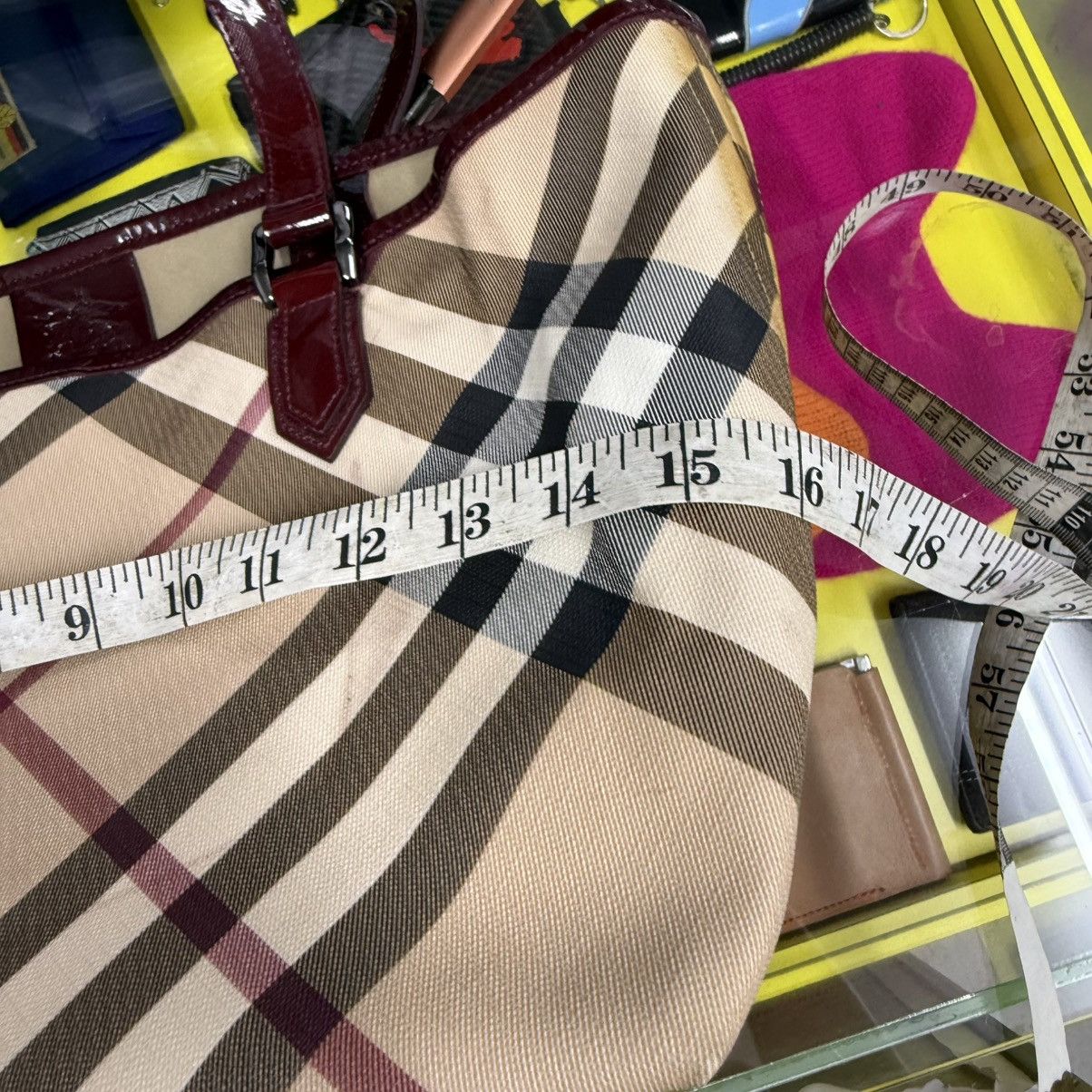 Burberry Vintage Burberry Nova Check Top Handle Bag Size ONE SIZE - 16 Thumbnail
