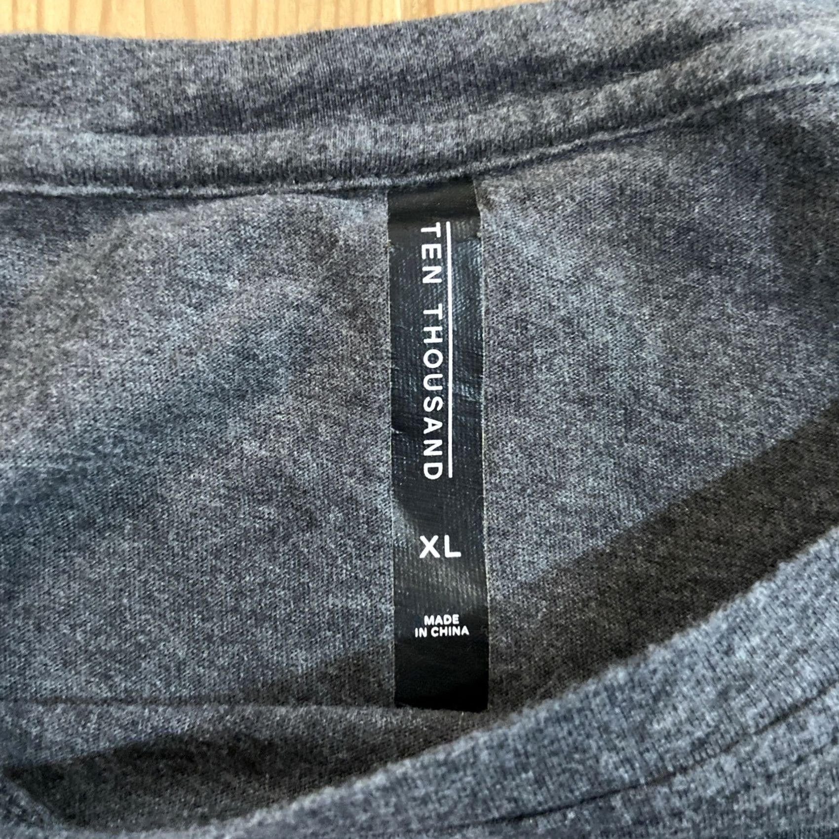 Ten Thousand Ten Thousand The Essential Shirt XL Grey Short Sleeve Men’s T-Shirt Size US XL / EU 56 / 4 - 2 Thumbnail