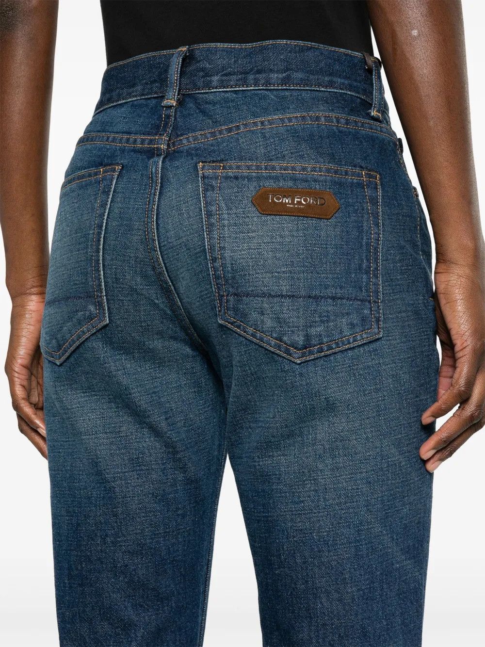 Tom Ford o1y0126 Denim Pant in Blue Size 24" / US 00 / IT 34 - 4 Thumbnail