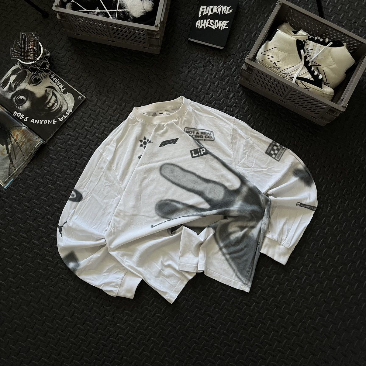A$AP Rocky × Puma Longsleeve Asap rock puma f1 Size US L / EU 52-54 / 3 - 1 Thumbnail