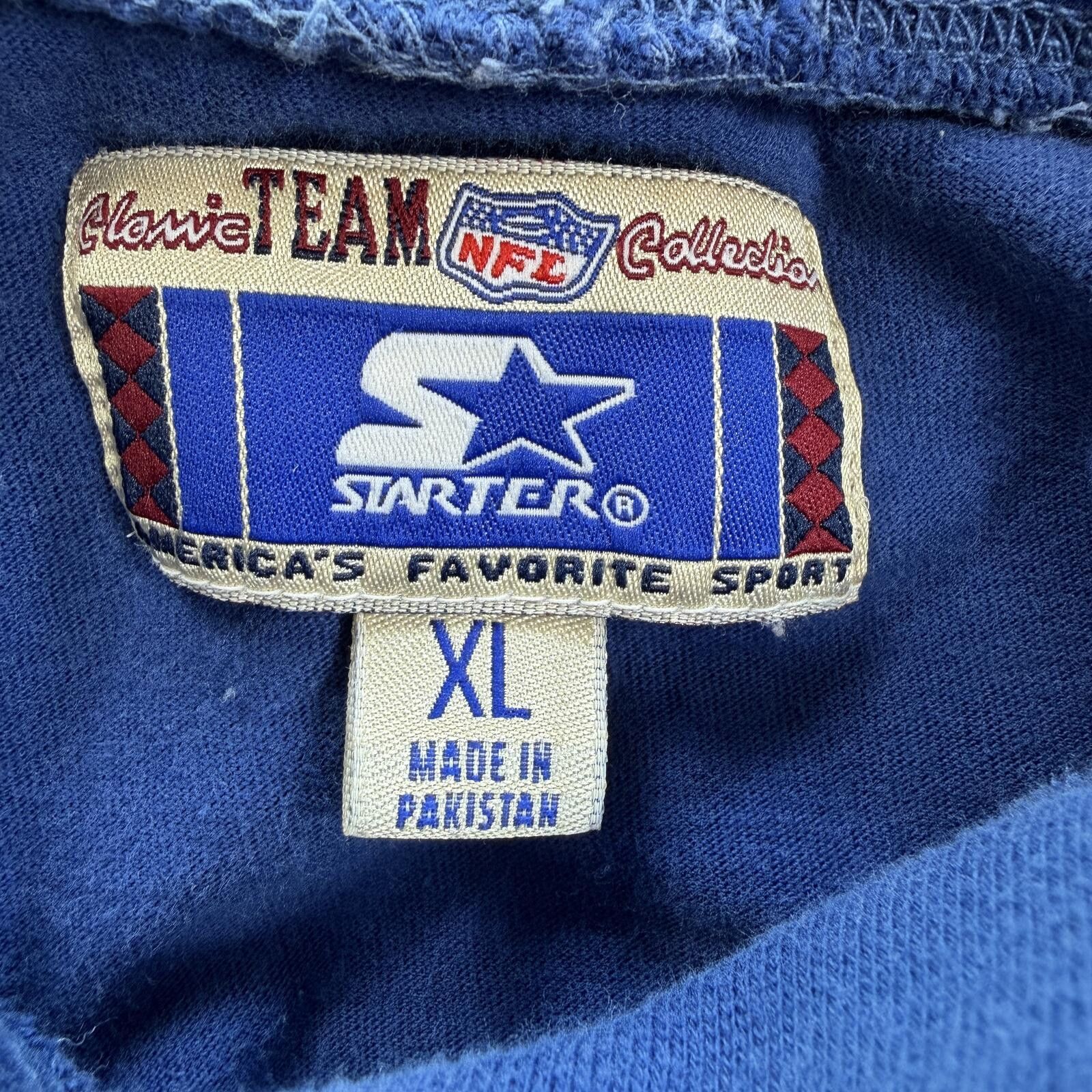 Starter Vintage Dallas Cowboys Starter Mock Neck Long Sleeve Shirt Size US XL / EU 56 / 4 - 4 Thumbnail