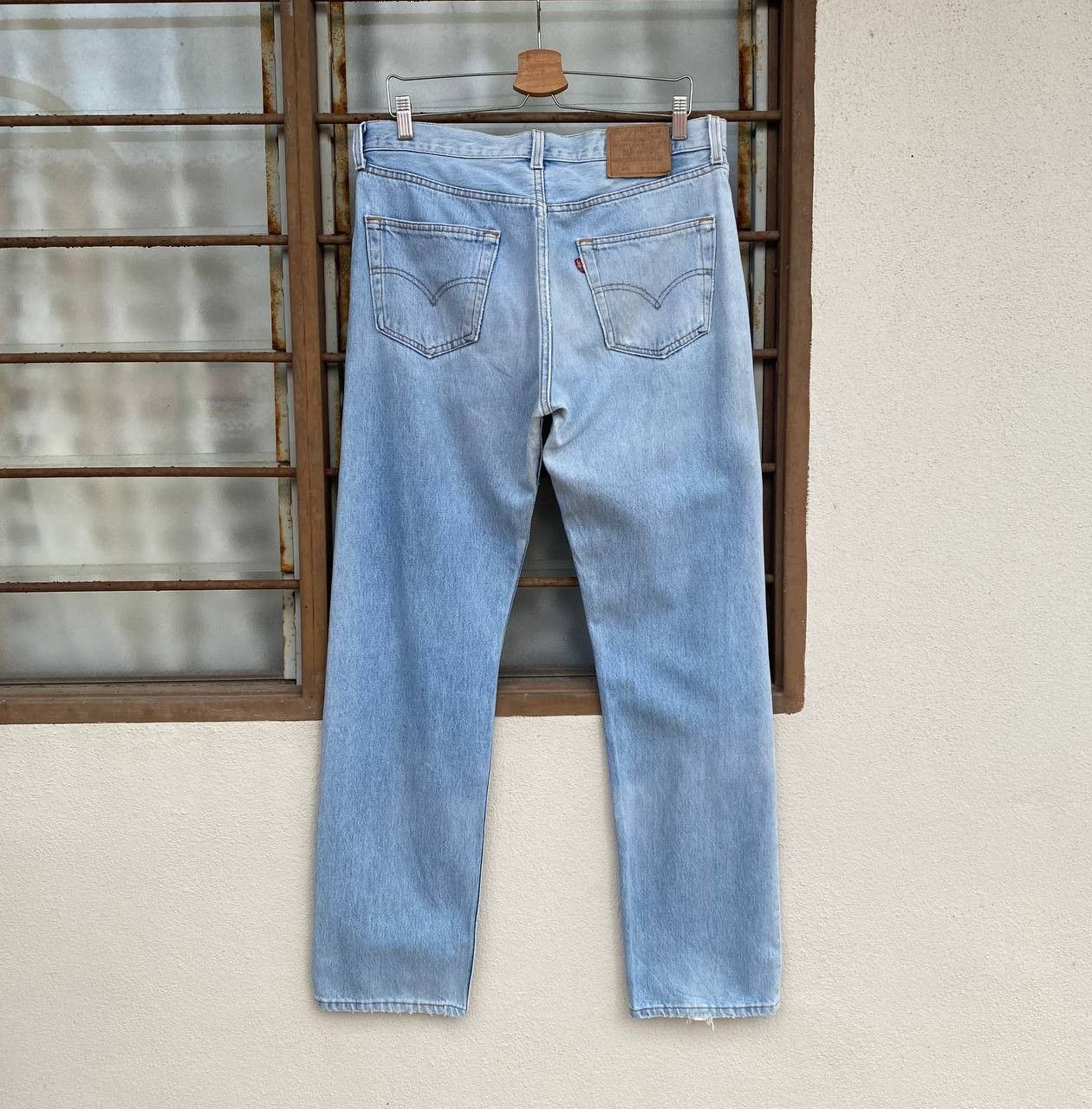 Levi's × Vintage VINTAGE LEVIS 501 USA STONEWASH DISTRESSED DENIM BJ07-12 Size US 33 - 12 Thumbnail
