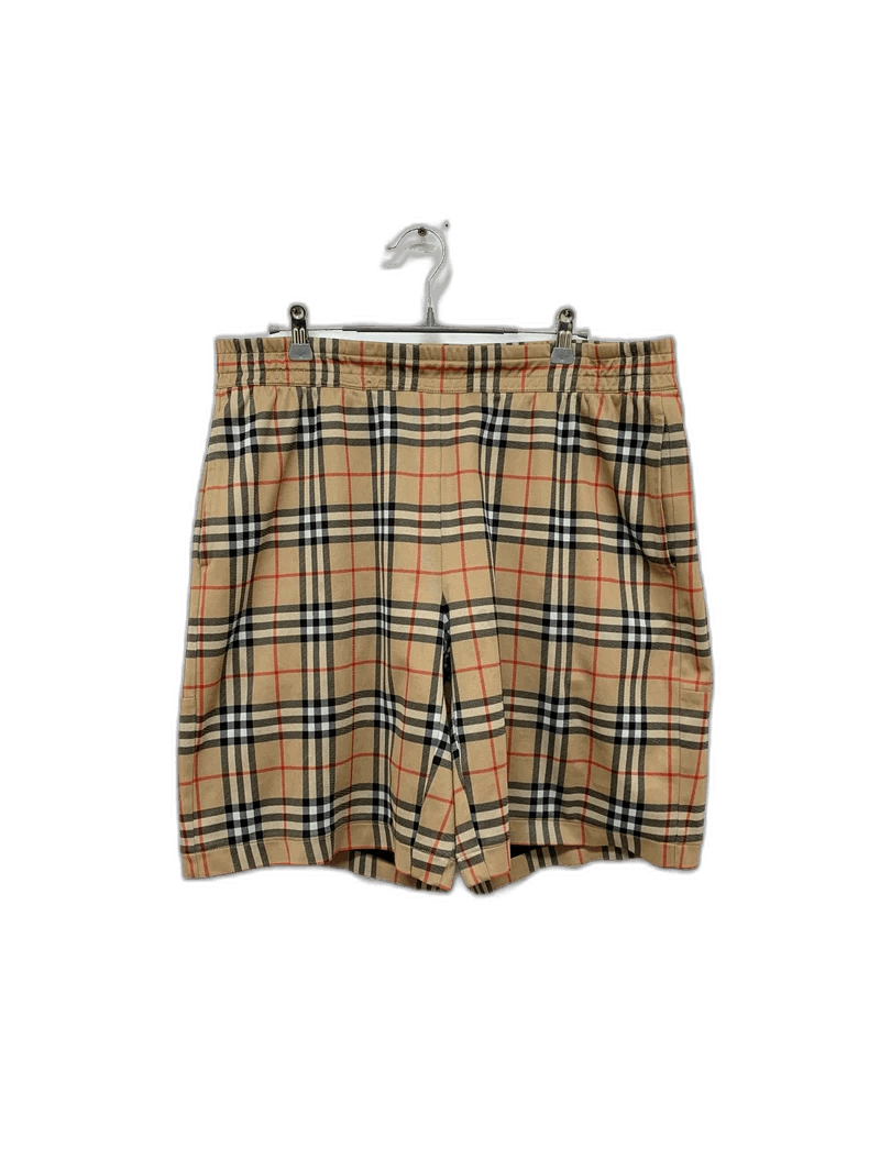 Burberry Check Pattern Shorts Size M
