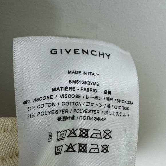 Givenchy Givenchy 1952 Joggers Pants Fleece Beige Men’s XXL Size US 38 / EU 54 - 6 Thumbnail