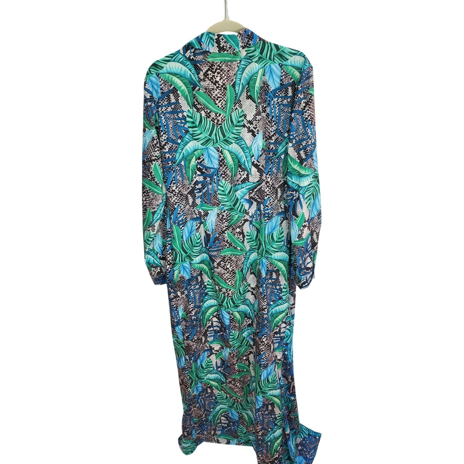 Other CBR Tropical Snake Print Long Cover Up Dress XL Size XL / US 12-14 / IT 48-50 - 2 Thumbnail