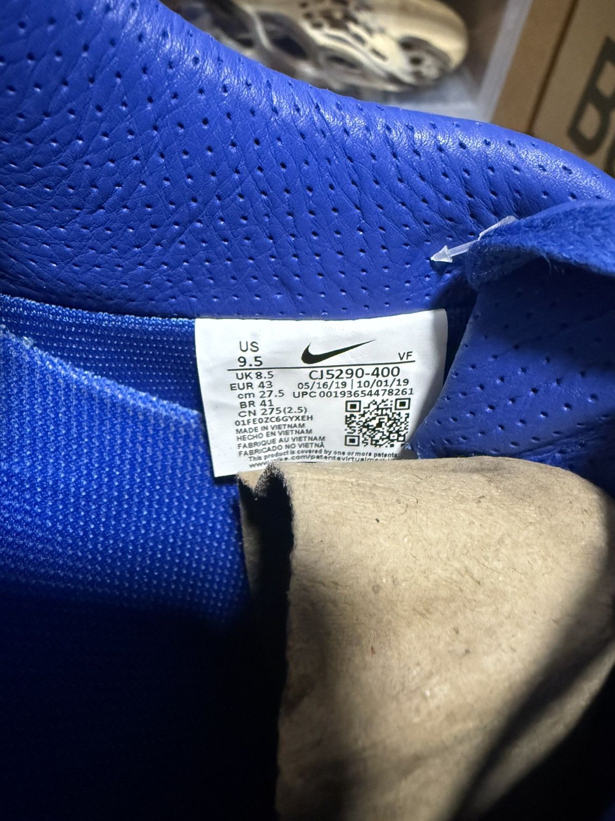 CLOT × Nike Nike Air Force 1 Low PRM Clot Blue Silk Size US 9.5 / EU 42-43 - 8 Thumbnail