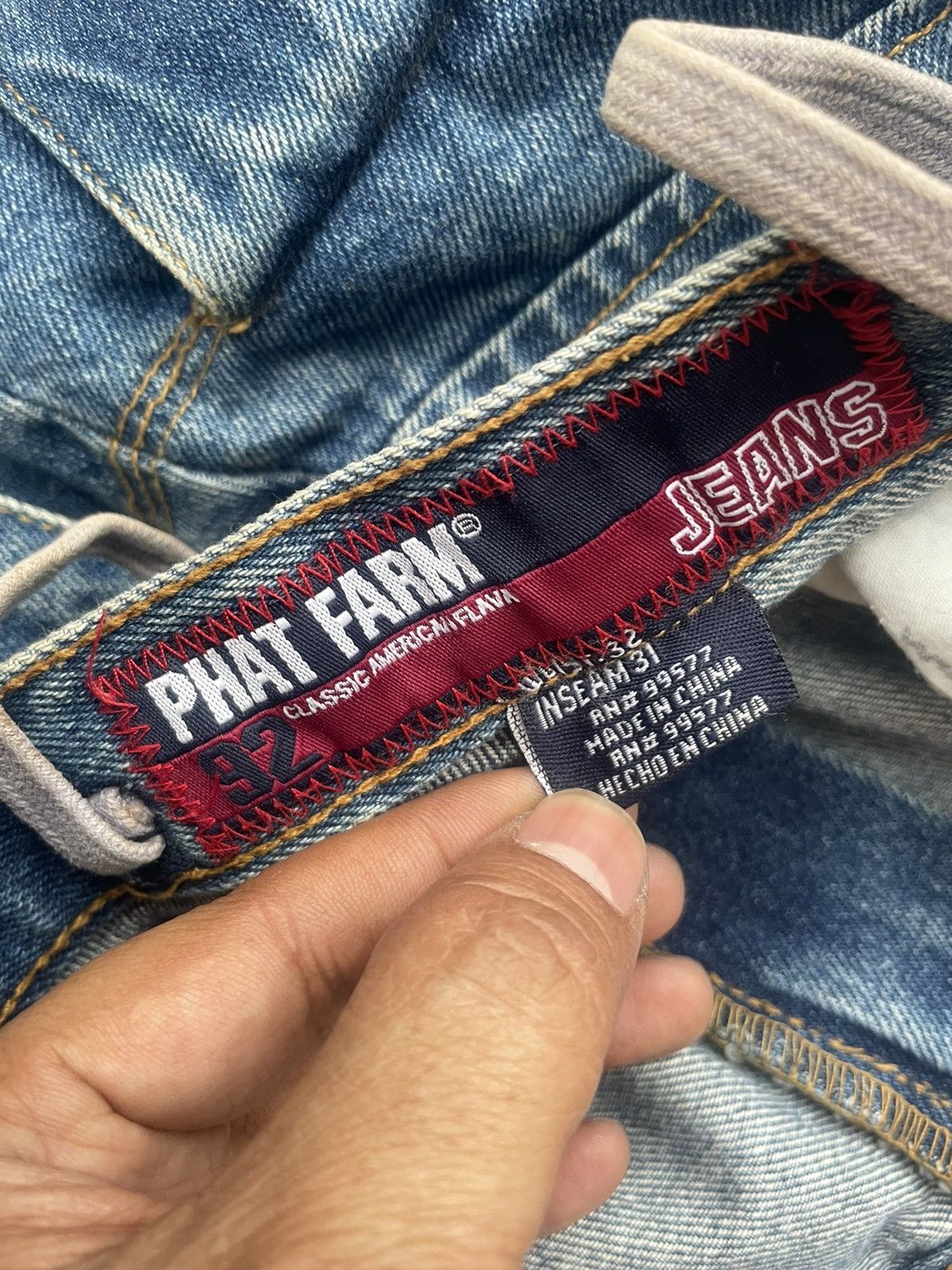 JNCO Phat Farm Baggy Denim Size US 32 / EU 48 - 11 Thumbnail