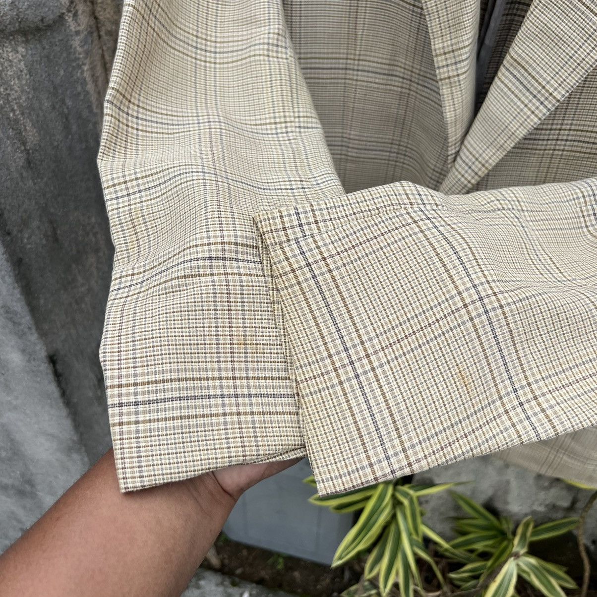 Burberry “BURBERRY” WOOL & SILK YELLOW BLAZER Size 42R - 5 Thumbnail