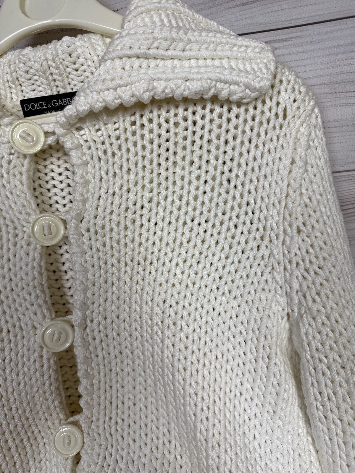 Dolce & Gabbana Dolce & Gabbana Wool Cardigan Knit Size M Size US M / EU 48-50 / 2 - 16 Thumbnail