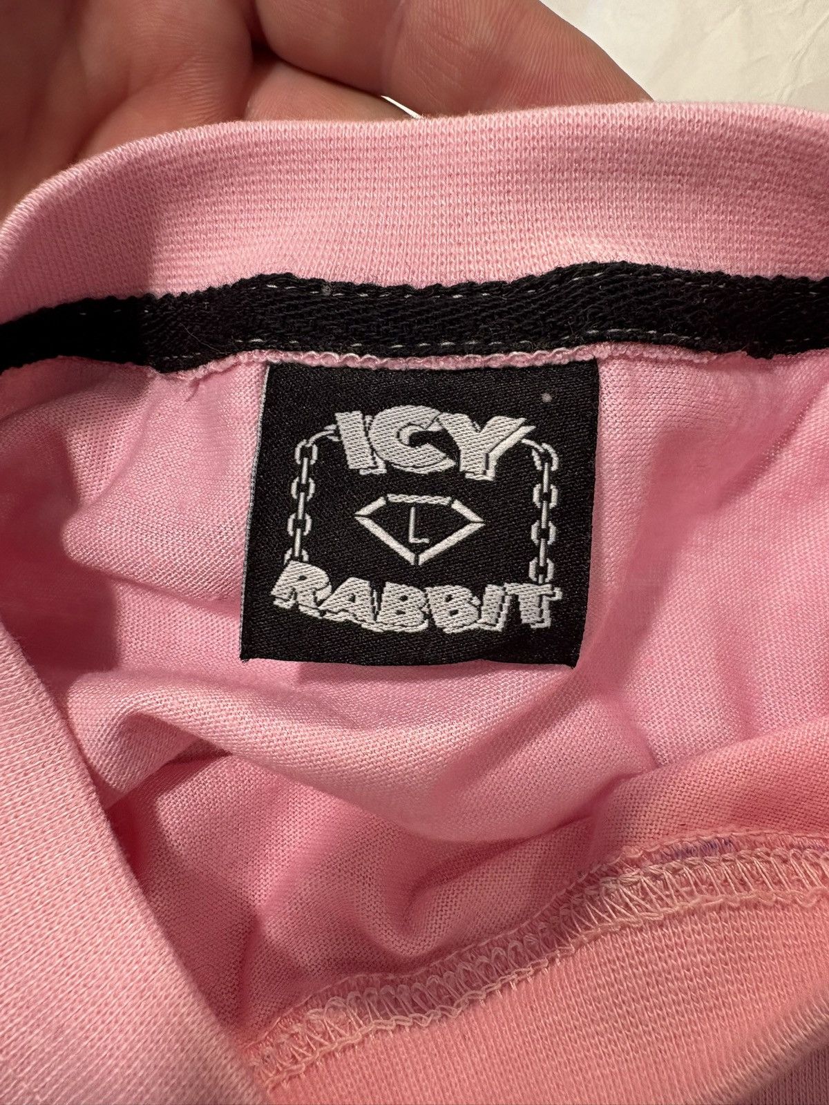 Icy Rabbit Icy Rabbit Pink T-shirt. Adult Large Size US L / EU 52-54 / 3 - 3 Thumbnail