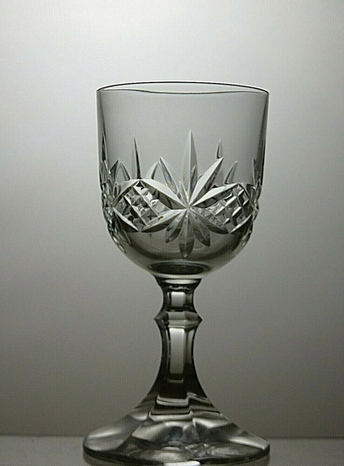 Other Zawiercie Crystal Cut Glass Set Of 3 Sherry Glasses 5 1/4" Size ONE SIZE - 5 Thumbnail