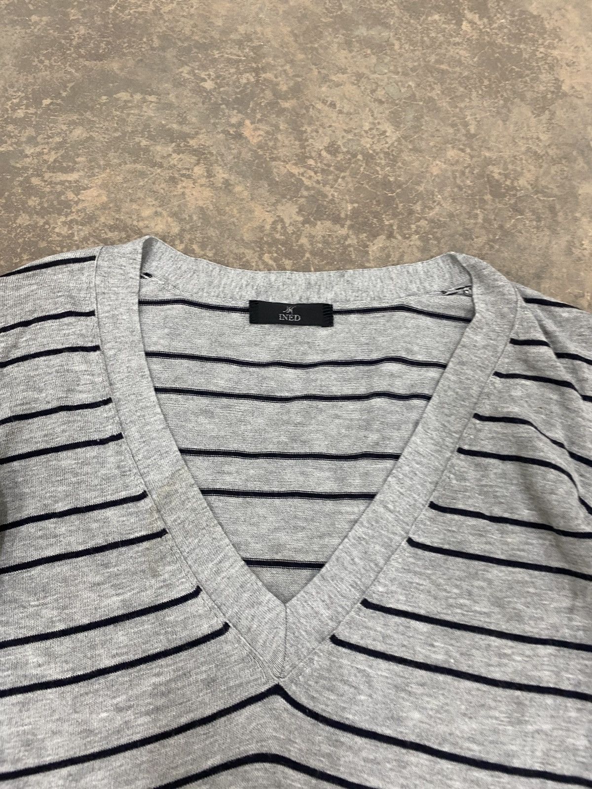 Yohji Yamamoto VINTAGE INED by YOHJI YAMAMOTO STRIPED KNITWEAR JAPAN Size US S / EU 44-46 / 1 - 6 Thumbnail